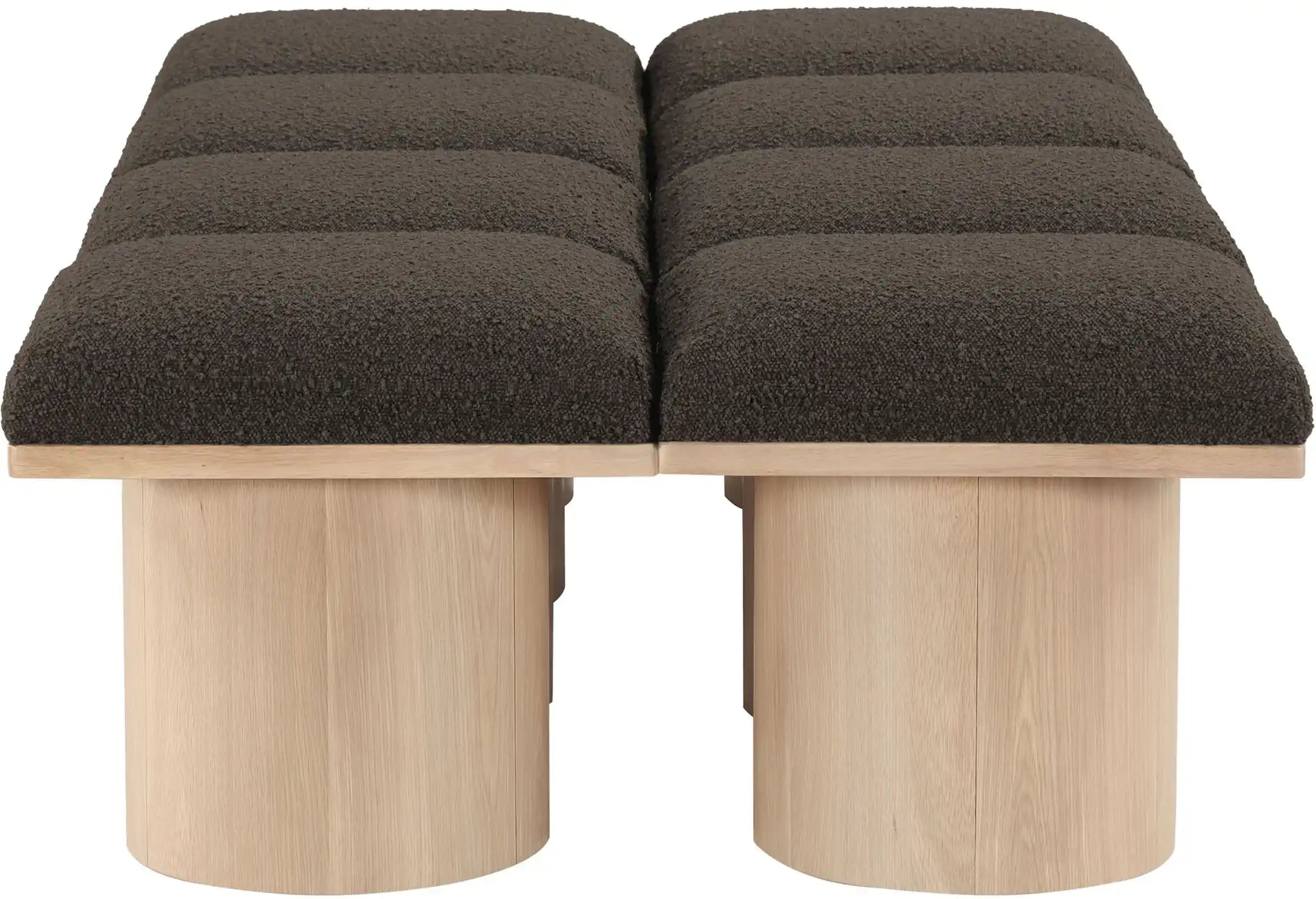 Pavilion - 8 Piece Modular Bench With Natural Base