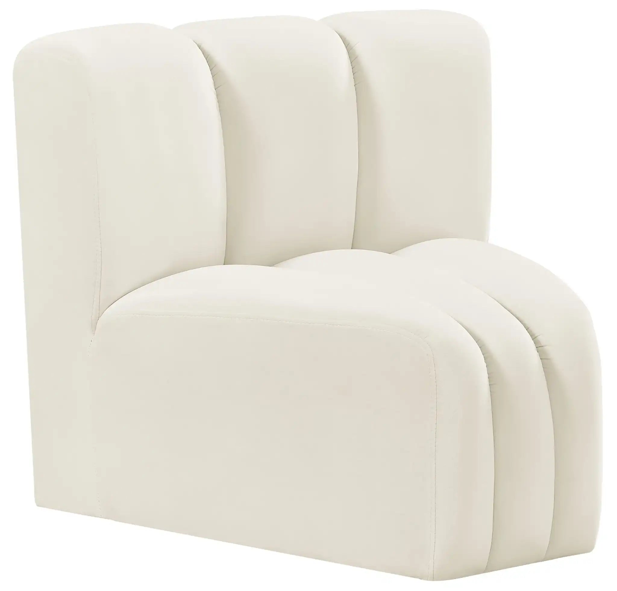 Arc - Velvet Curved Corner Chair