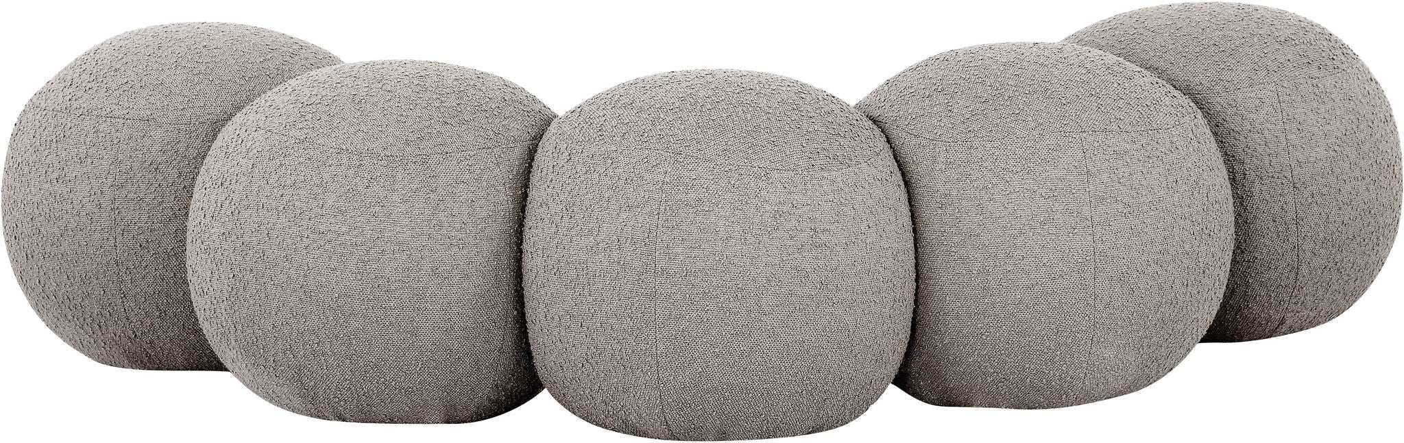 Apollo - Boucle Fabric Bench
