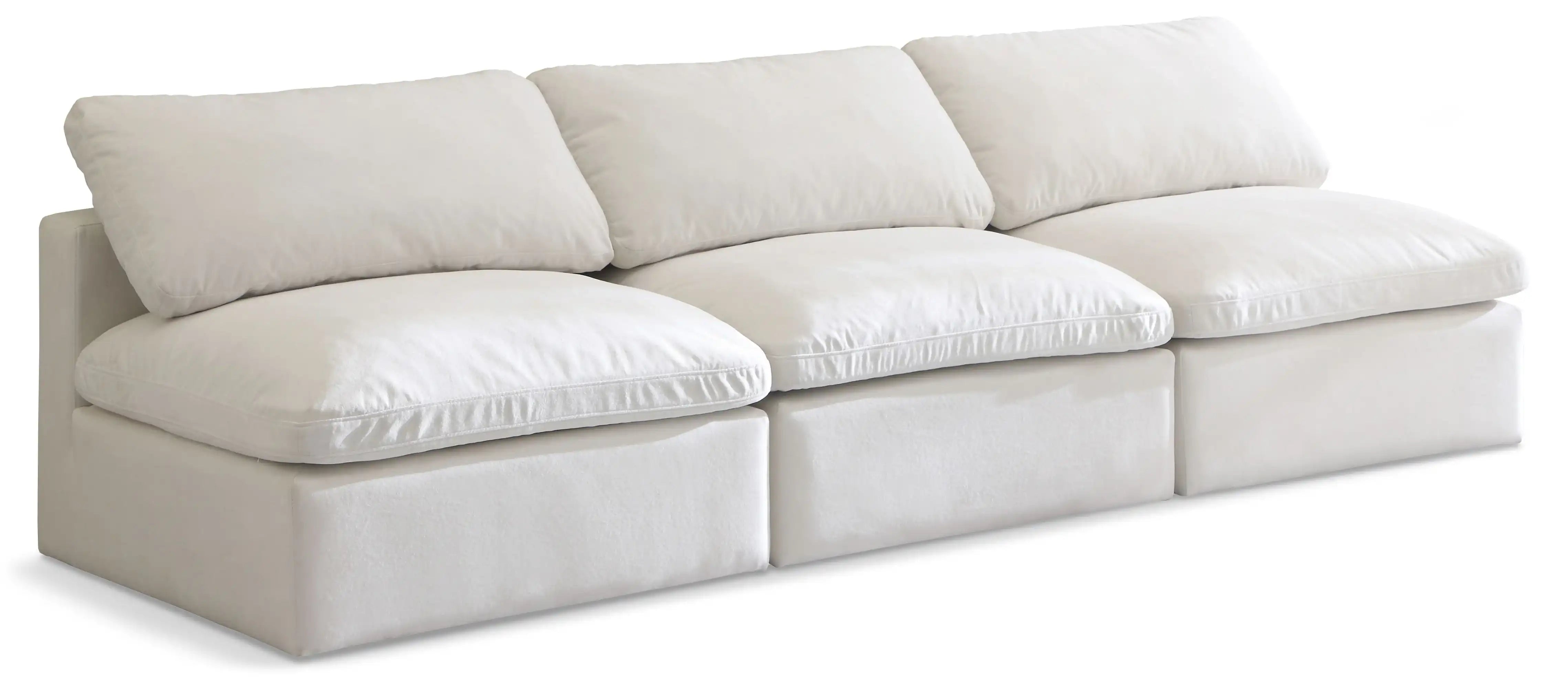 Plush - Modular Armless 3 Seat Sofa - Best Buy Furniture