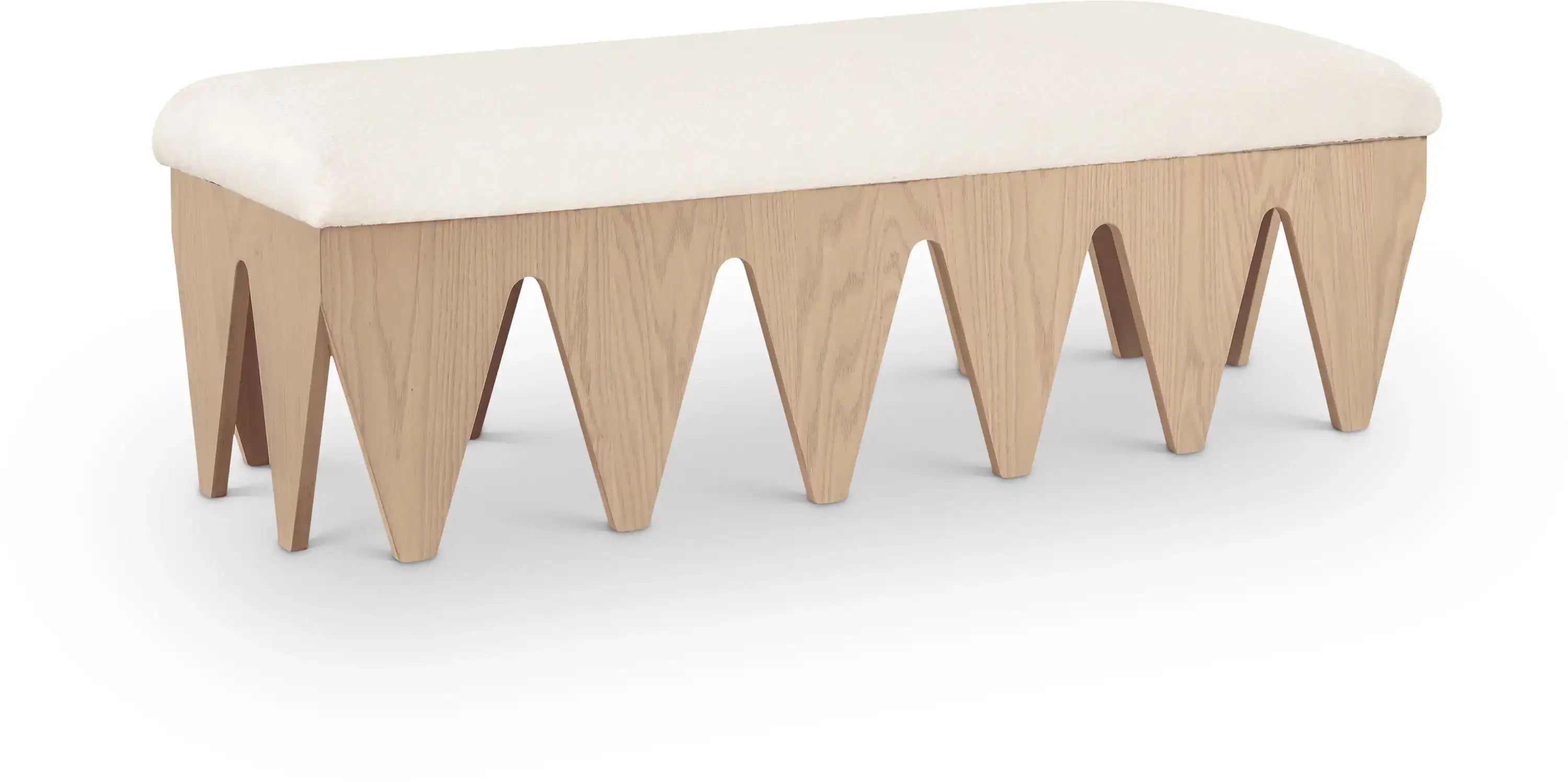Altair - Bench - Light Brown Base - Best Buy Furniture