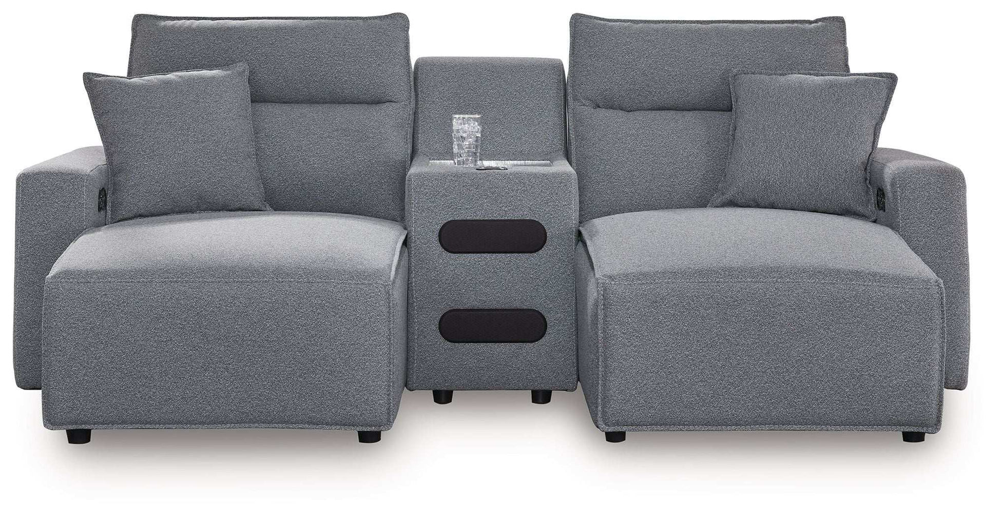 ModMax II - Salt And Pepper - Reclining Sectional - Best Buy Furniture