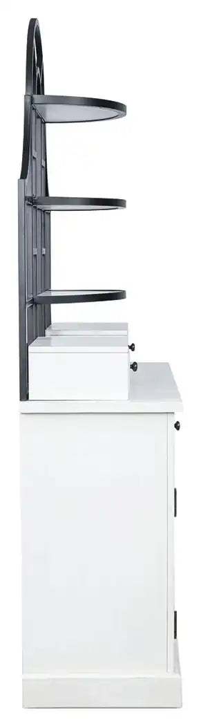 Greddinton - Baker's Rack - White - Best Buy Furniture