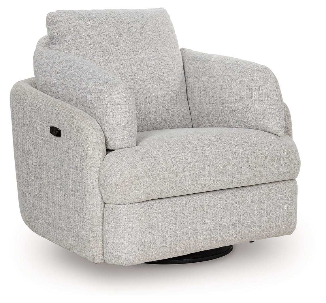 Alainmont Next-Gen Nuvella - Swivel Power Recliner - Best Buy Furniture