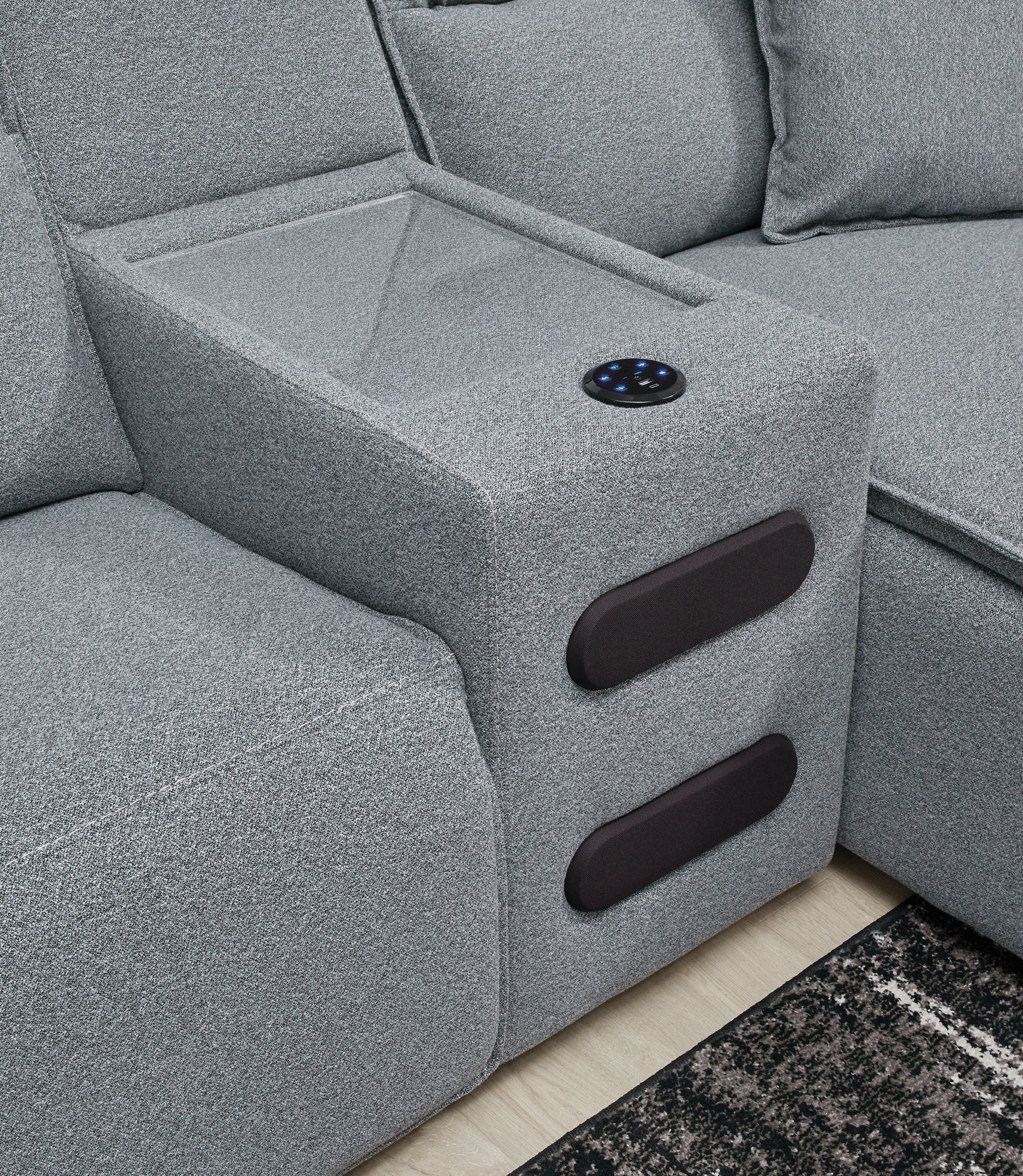 ModMax II - Salt And Pepper - Reclining Sectional - Best Buy Furniture