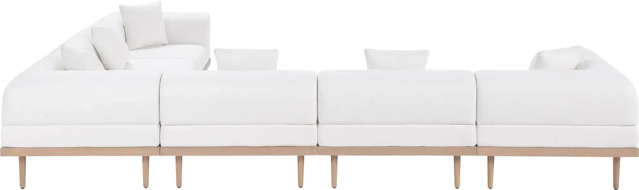 Laguna - 6 Piece 142" Outdoor Patio Modular Sectional