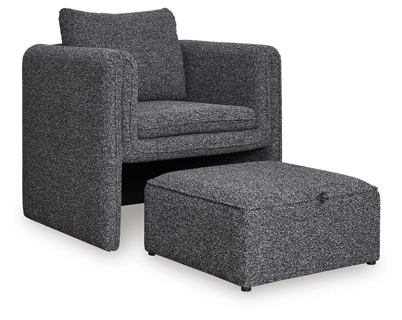 Vreni - Accent Chair - Charcoal / Black - Best Buy Furniture