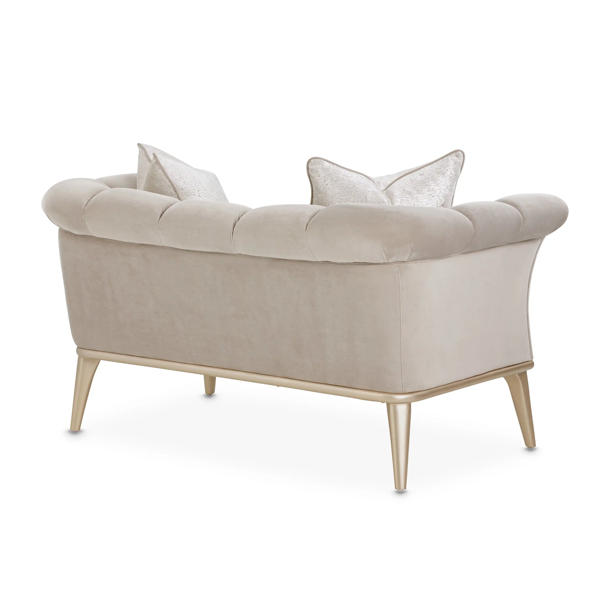 Yvette - Chair And A Half - Porcini/Medium Champagne - Best Buy Furniture