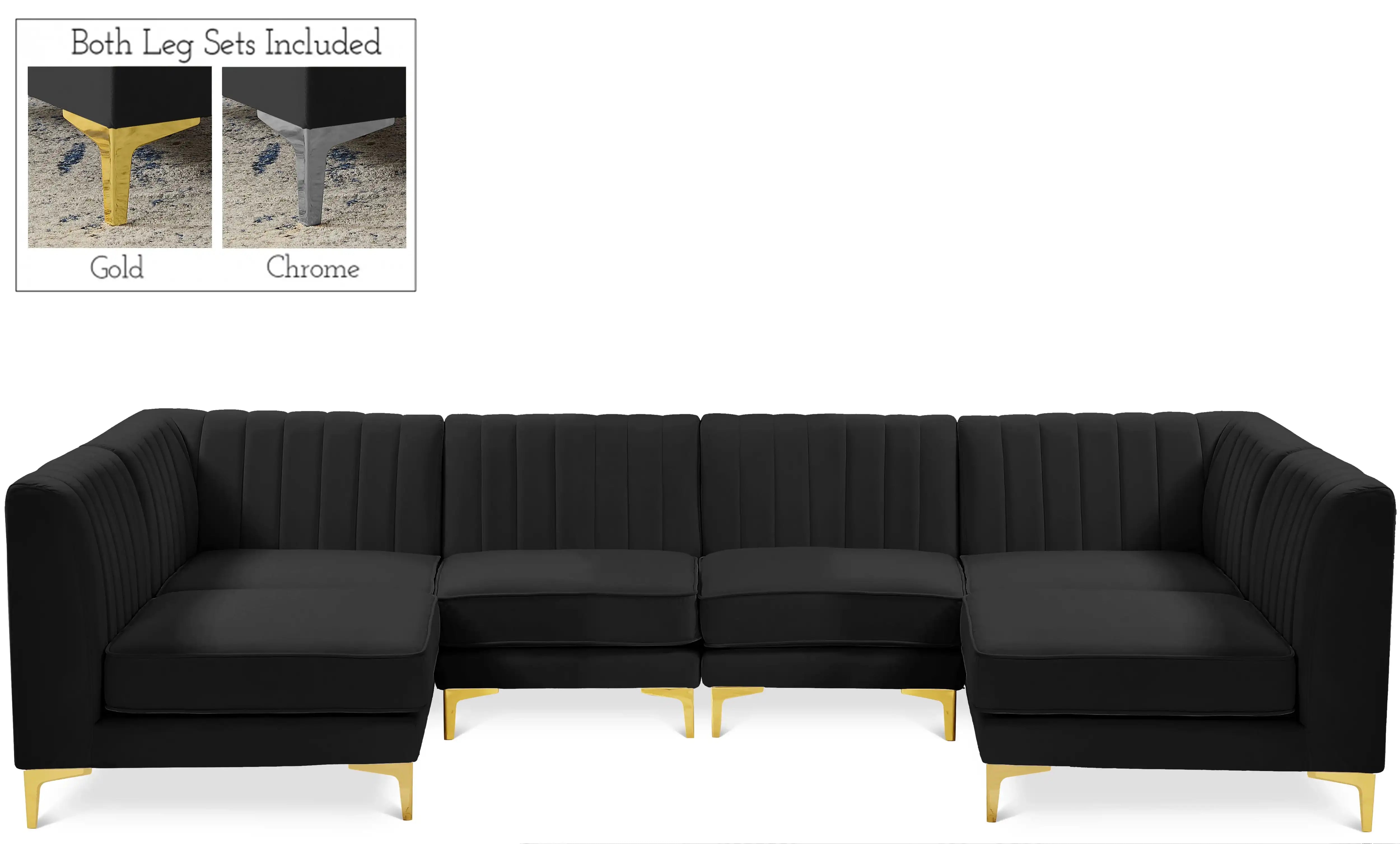 Alina - 6 Piece Modular U-Shaped Sectional - Best Buy Furniture