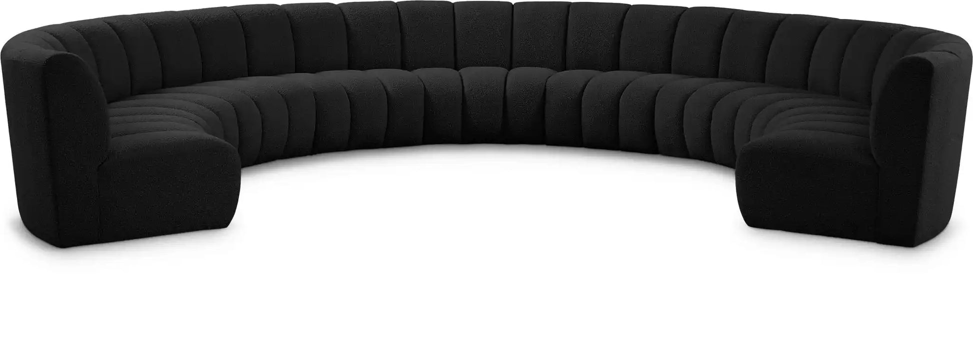 Infinity - 9 Piece Boucle Modular Sectional - Best Buy Furniture