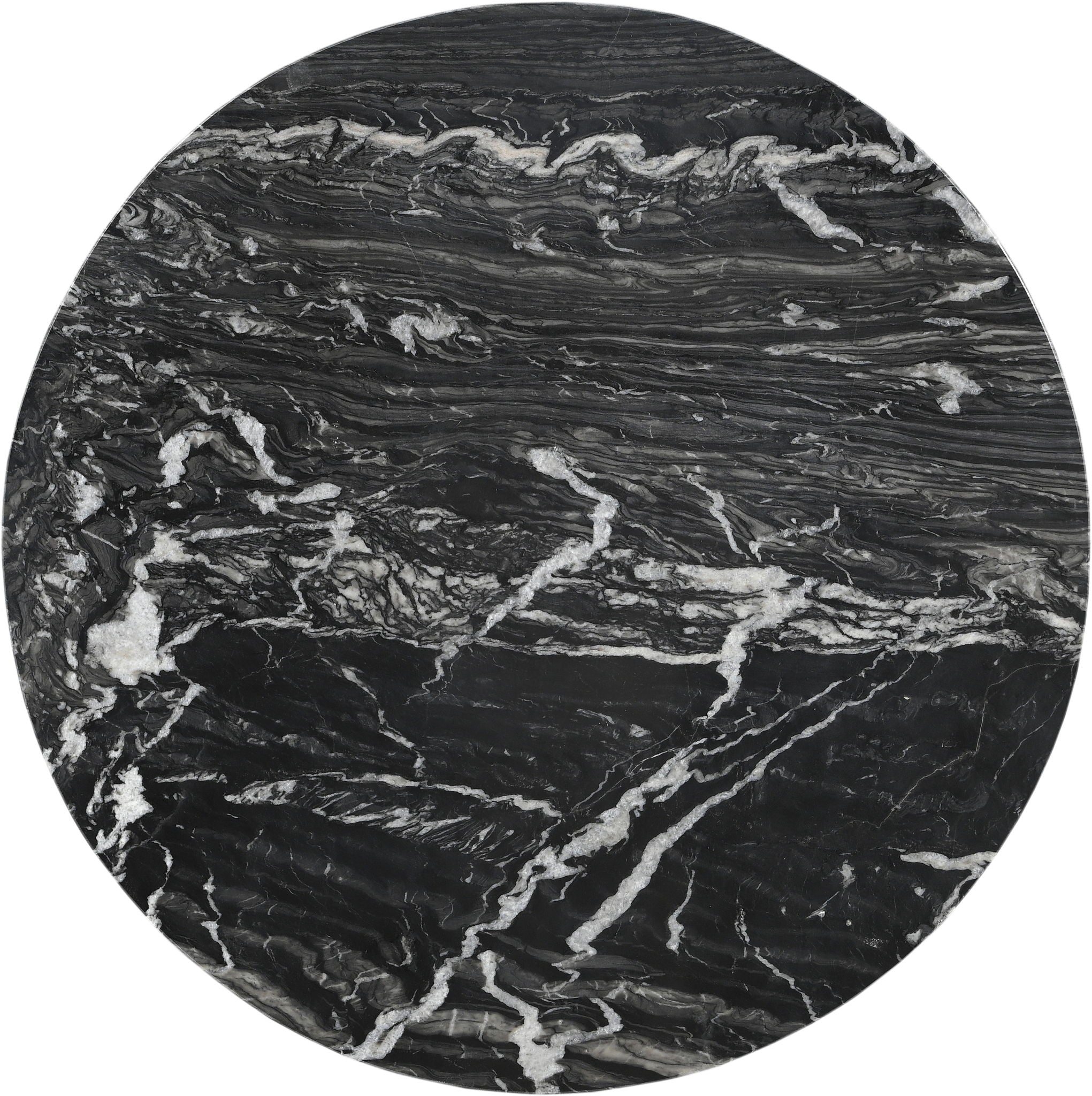 Fontelina - 30" Genuine Marble Bistro Dining Table