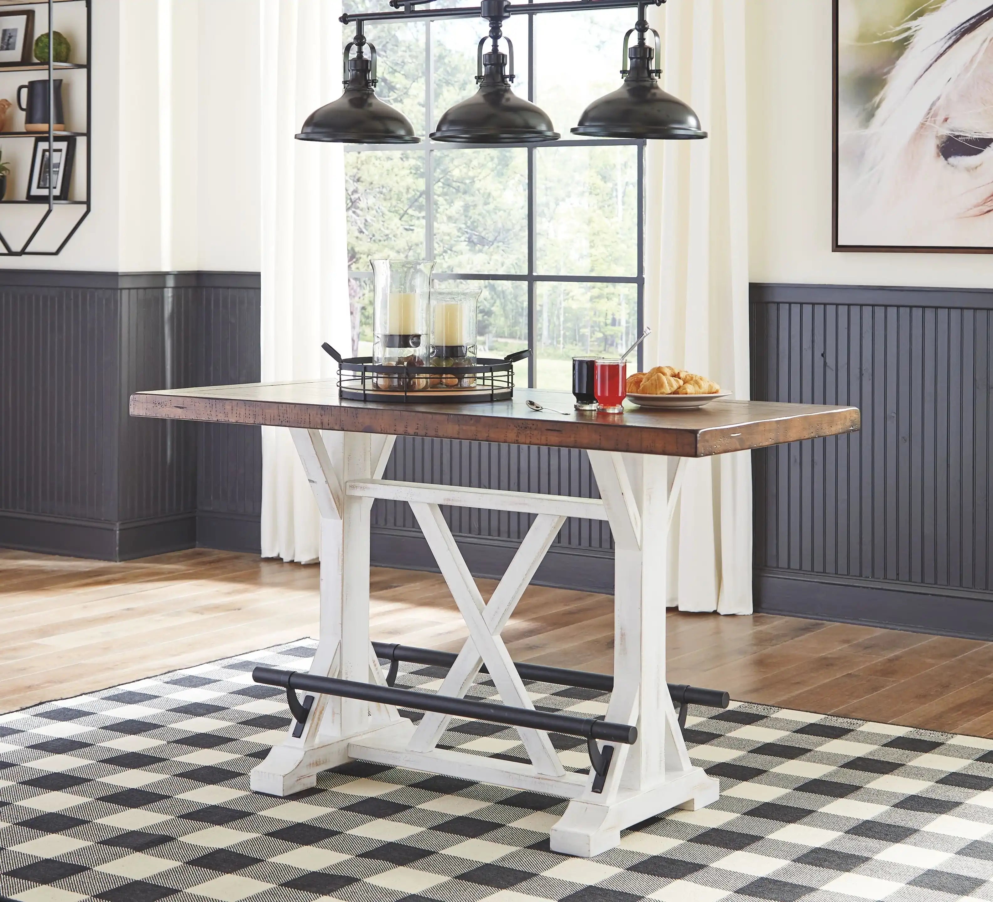 Valebeck - Counter Height Table Set - Best Buy Furniture