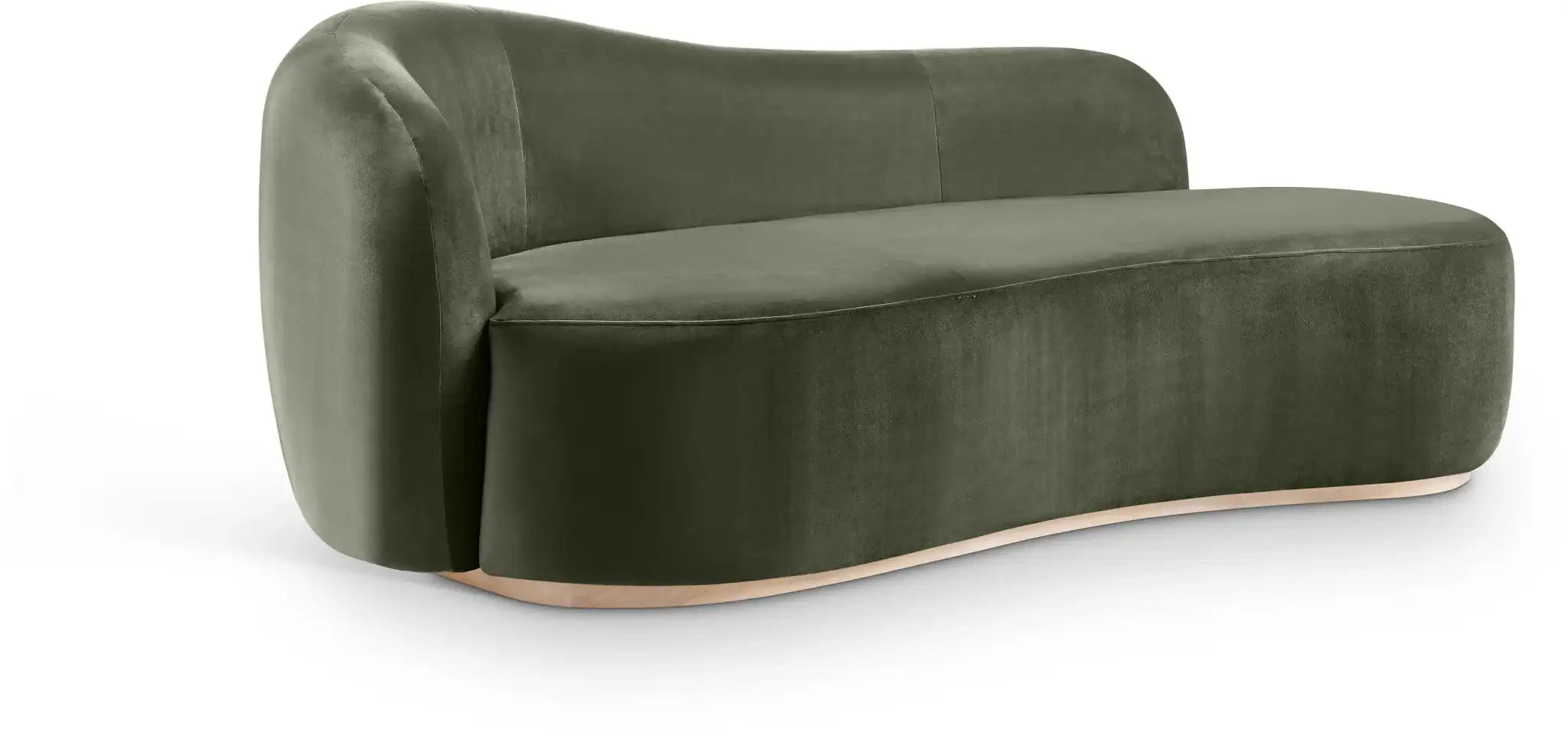 Gustavo - Velvet Upholstered Chaise - Best Buy Furniture