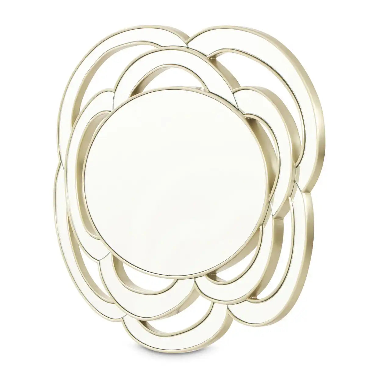 Camellia Field - Wall Mirror - Antique Gold - Best Buy Furniture