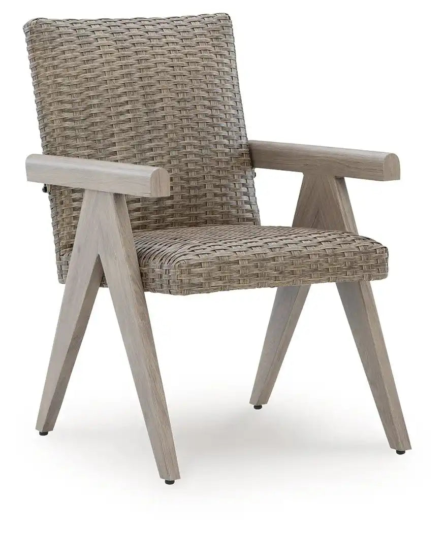 Cliff Trails - Arm Chair (Set of 2) - Beige - Best Buy Furniture