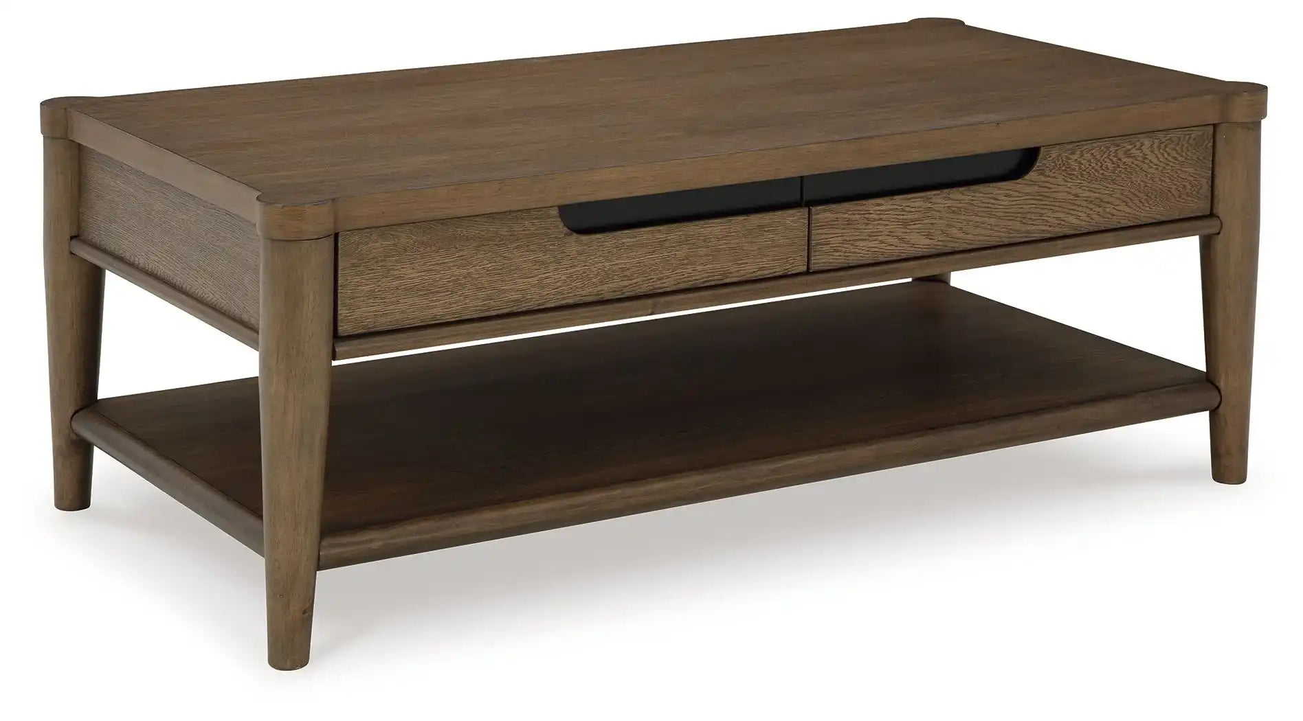 Roanhowe - Rectangular Cocktail Table - Brown - Best Buy Furniture