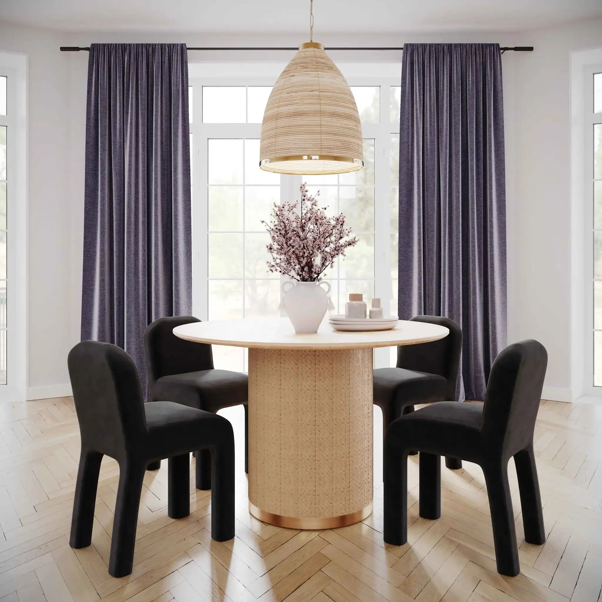 Akiba - Round Dining Table - Natural