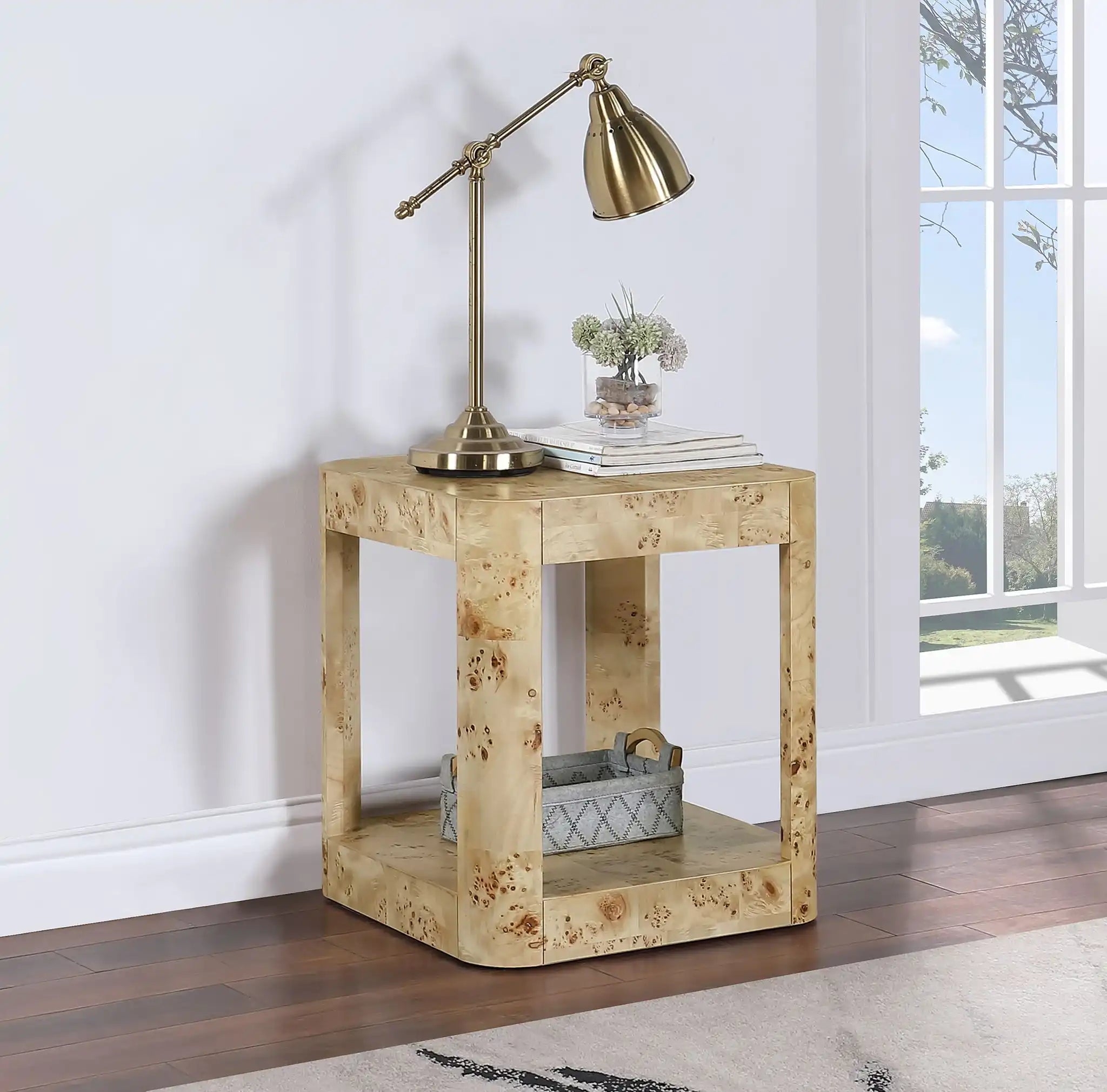 Reeves - Burl Wood Table