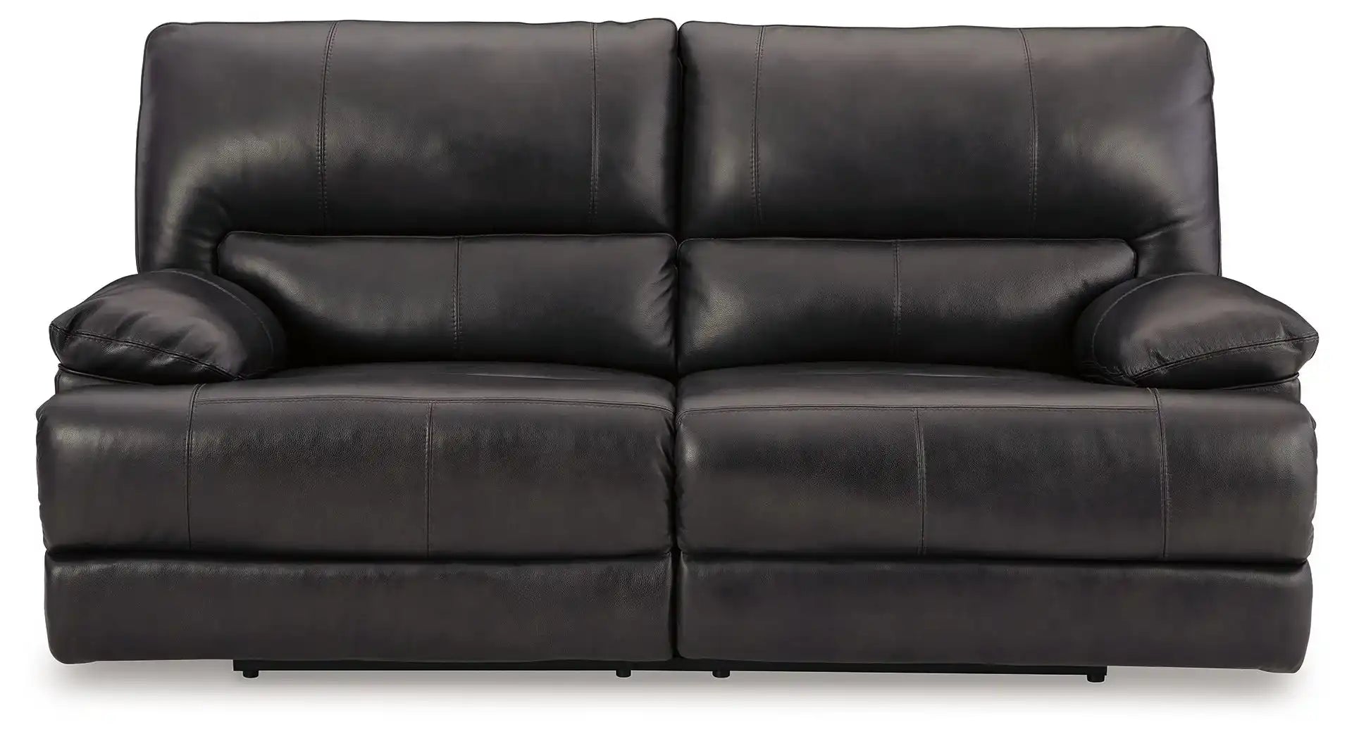 Mountainous - 2 Seat Power Reclining Sofa With Adj Headrest - Eclipse - Best Buy Furniture