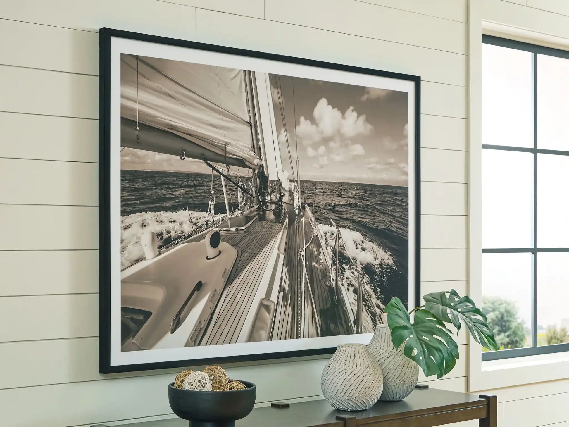Arlanford - Wall Art - Sepia - Best Buy Furniture