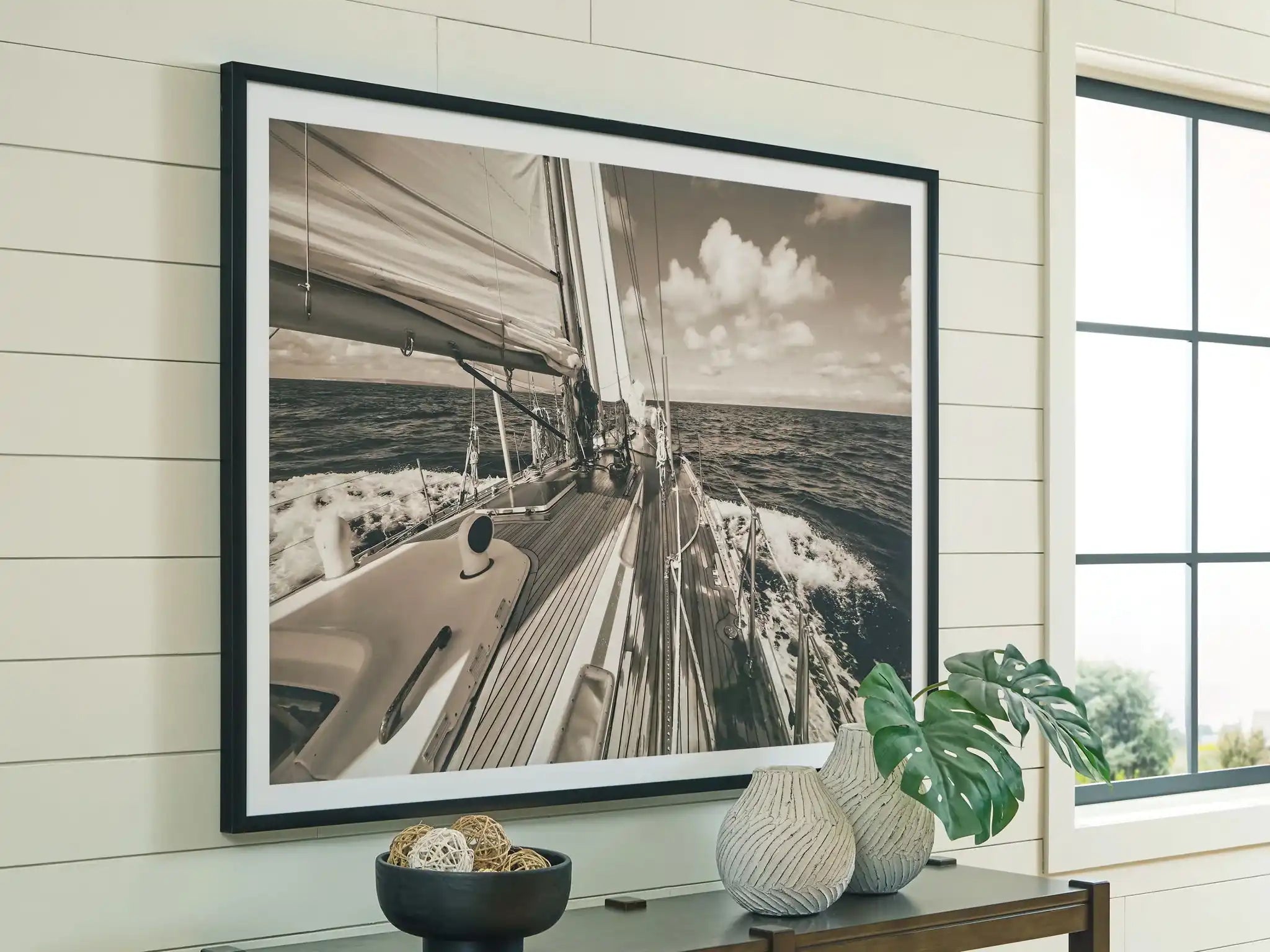 Arlanford - Wall Art - Sepia - Best Buy Furniture