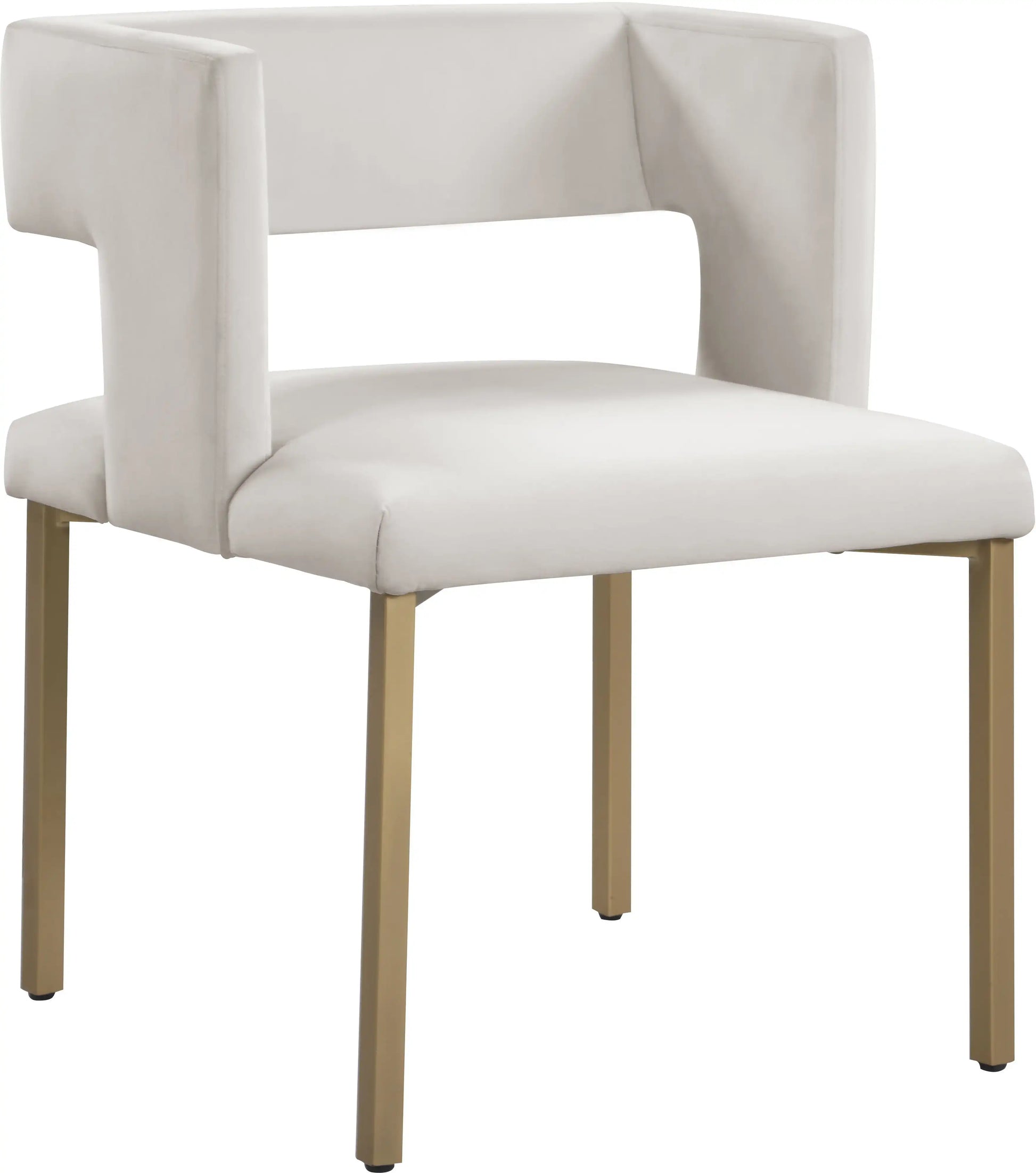 Caleb - Dining Chair with Gold Legs (Set of 2) - Best Buy Furniture