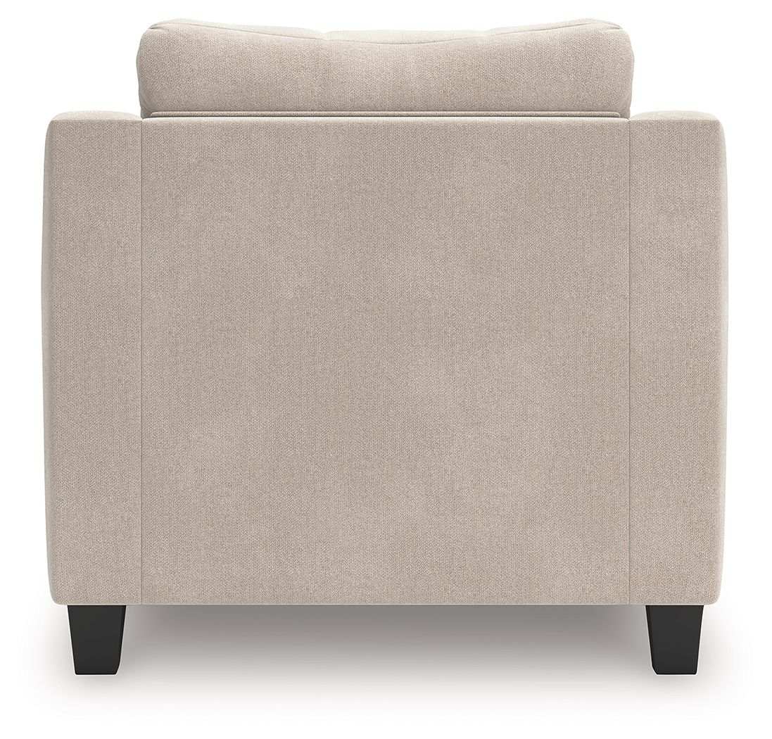 Willarae - Chair And A Half - Taupe - Best Buy Furniture