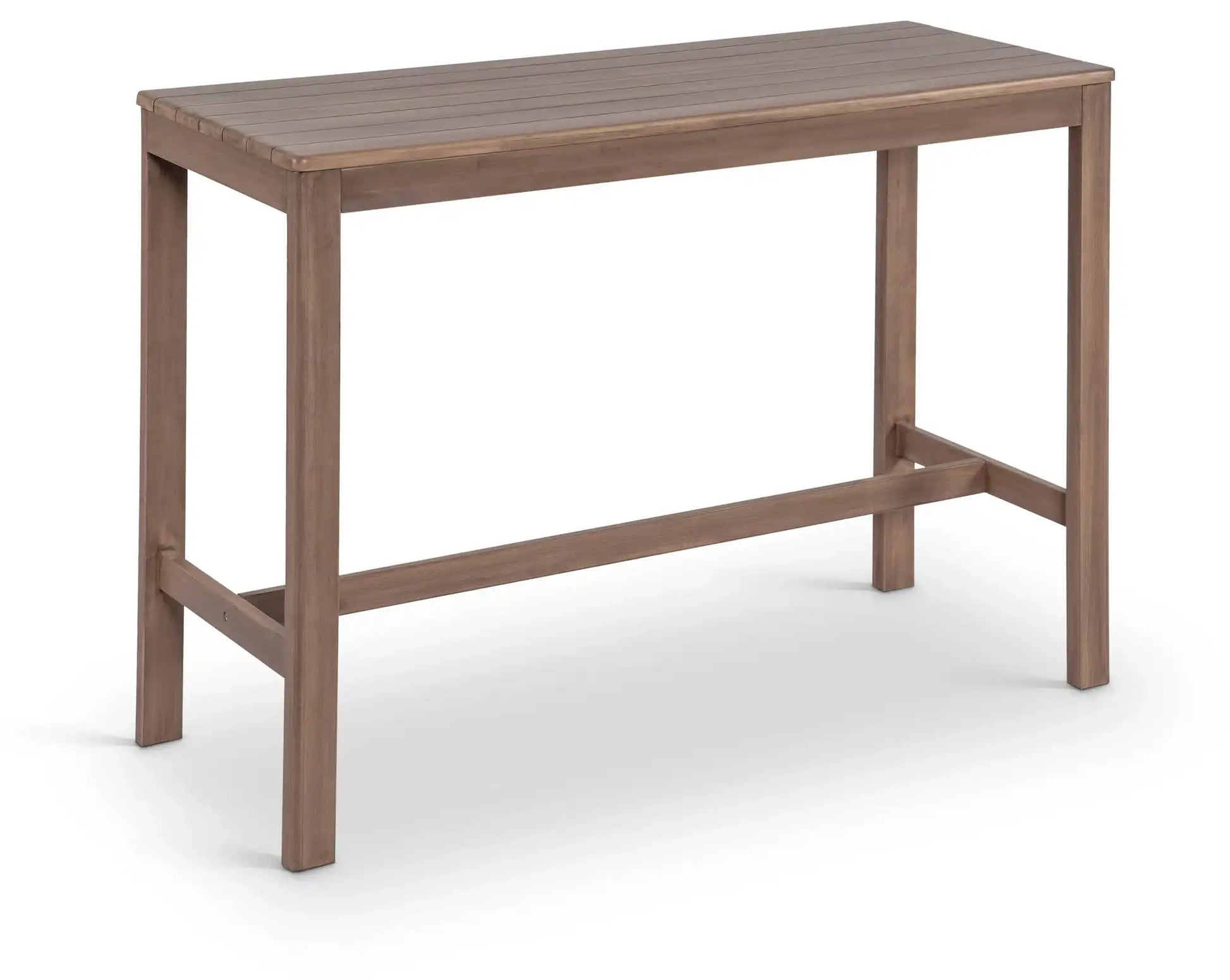 Newport - Acacia Wood Outdoor Patio Bar Table - Best Buy Furniture