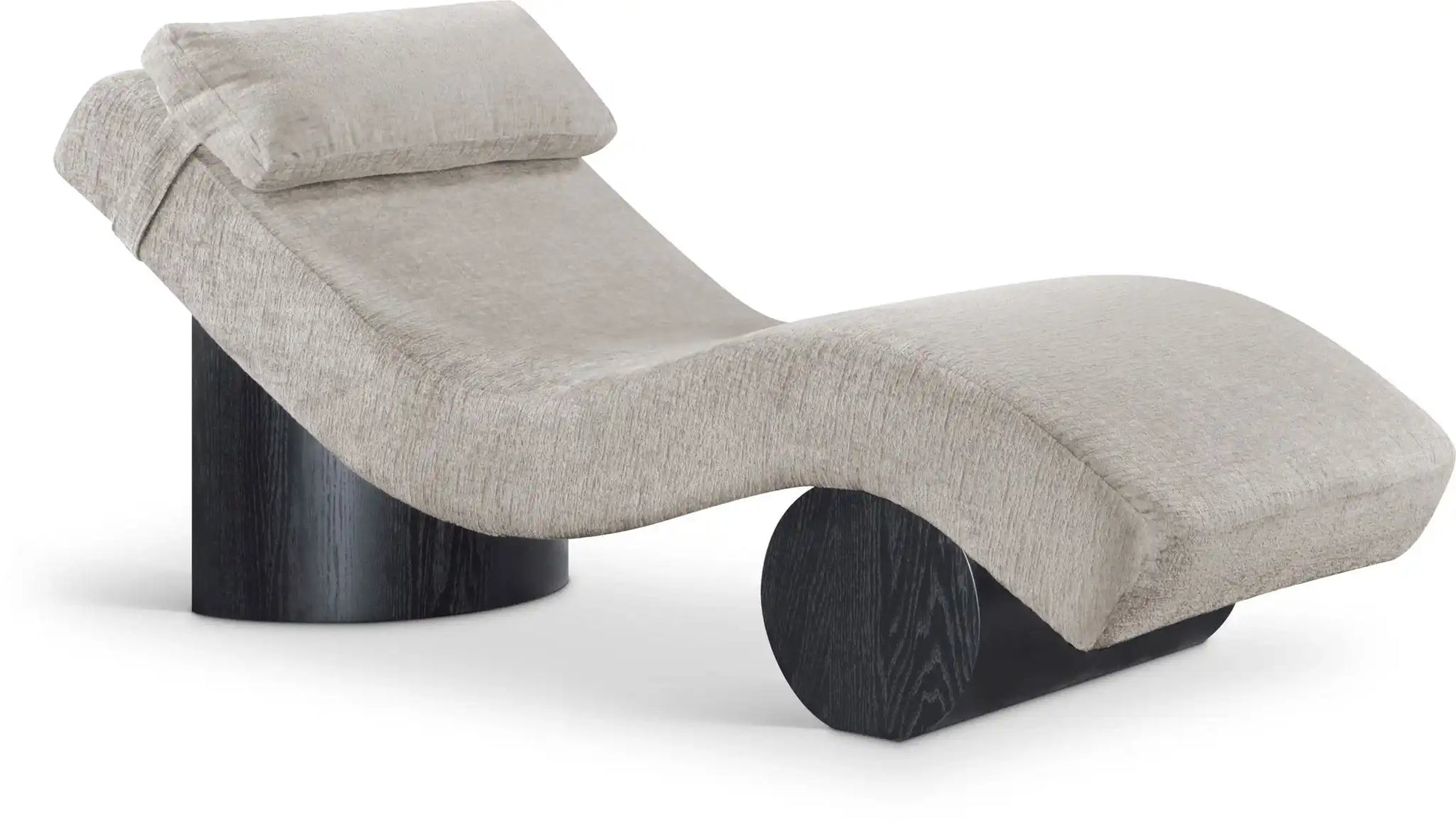 Marcella - Chaise Lounge - Black Base - Best Buy Furniture