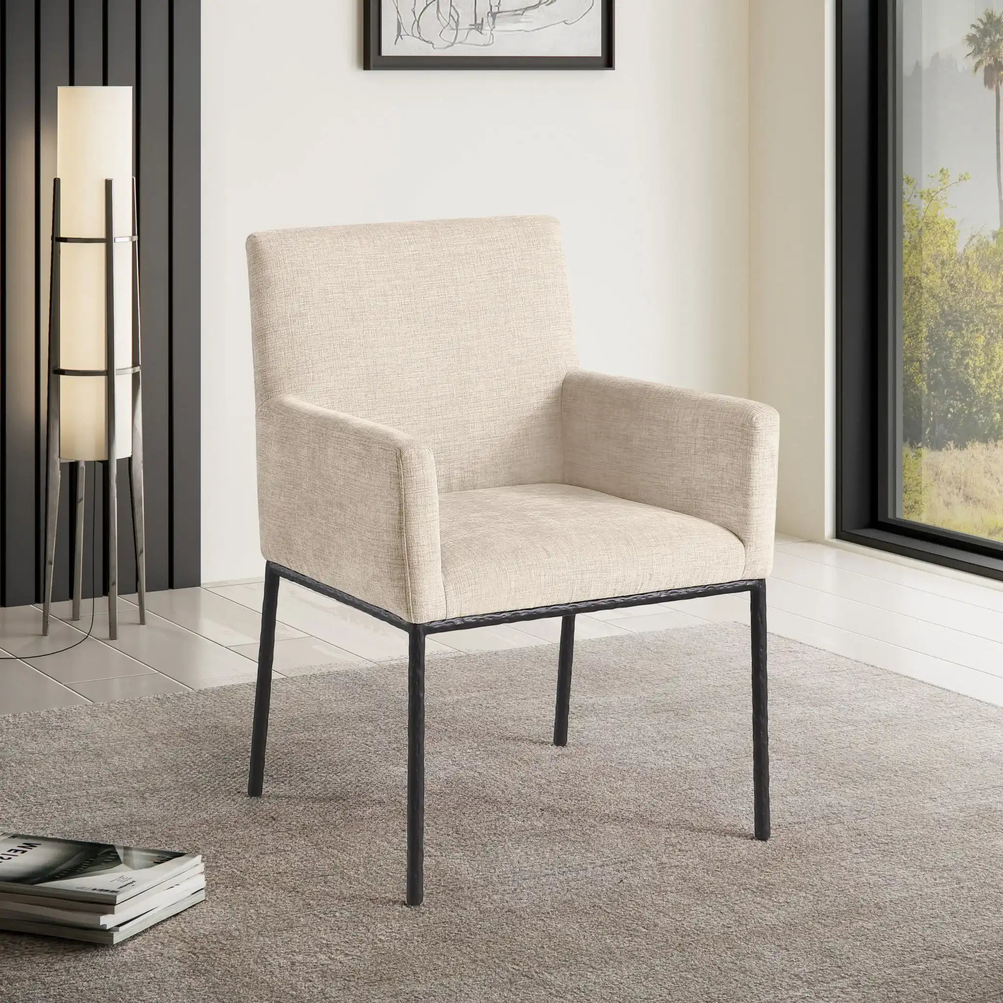 Reeves - Dining Chair With Black Legs (Set of 2)