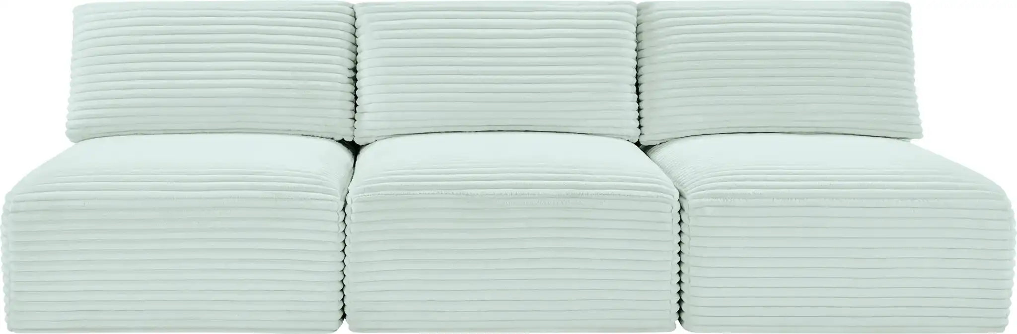 Shaggy - 3 Seat Modular Armless Sofa