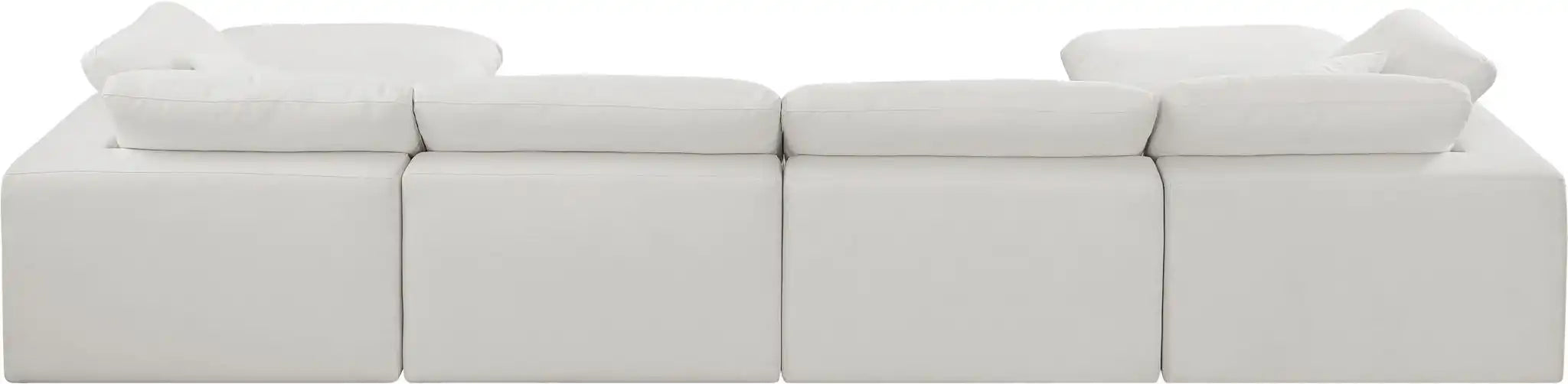 Comfy - 6 Piece Linen Modular Double Chaise Sectional