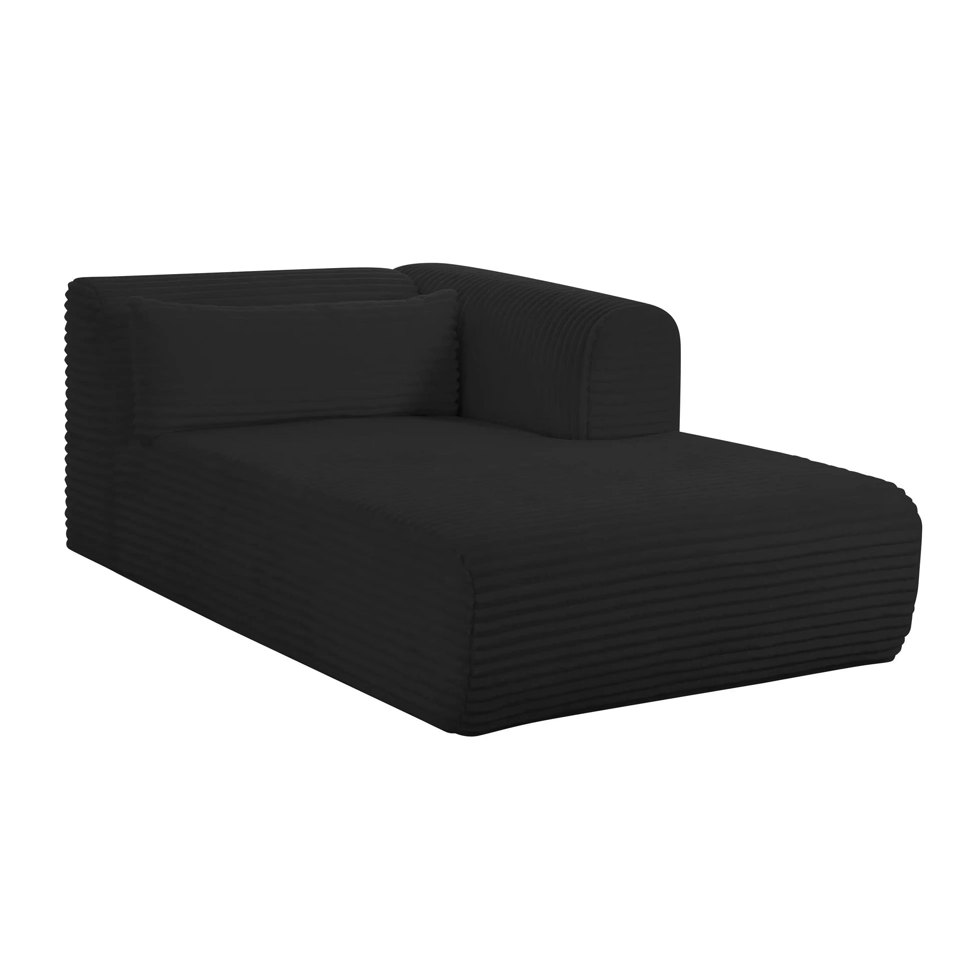 Tarra - Fluffy Oversized Corduroy Modular Chaise - Best Buy Furniture