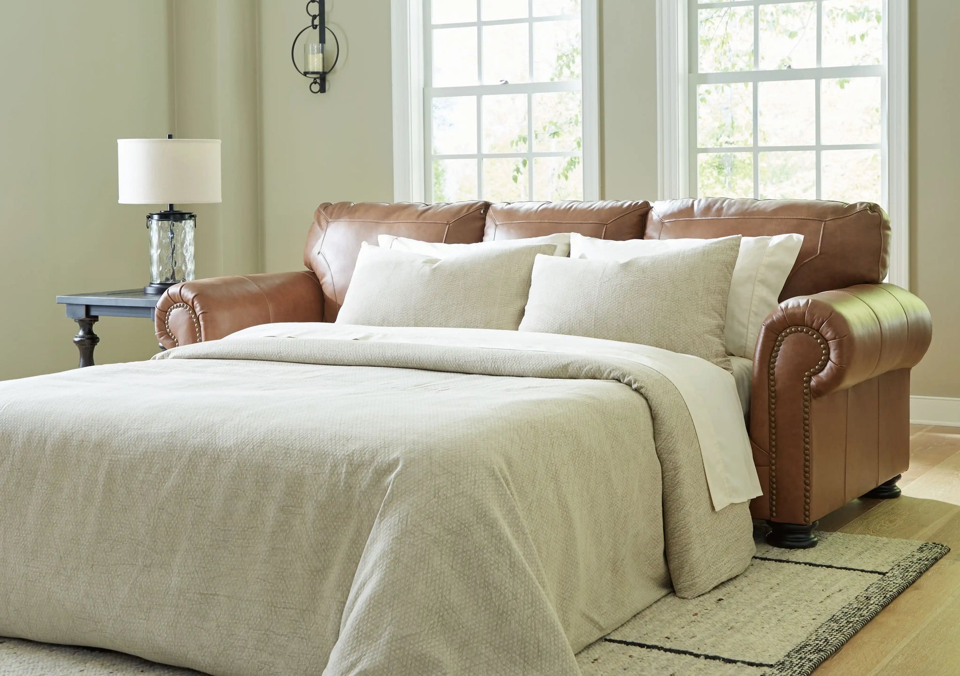 Carianna - Queen Sofa Sleeper - Caramel - Best Buy Furniture