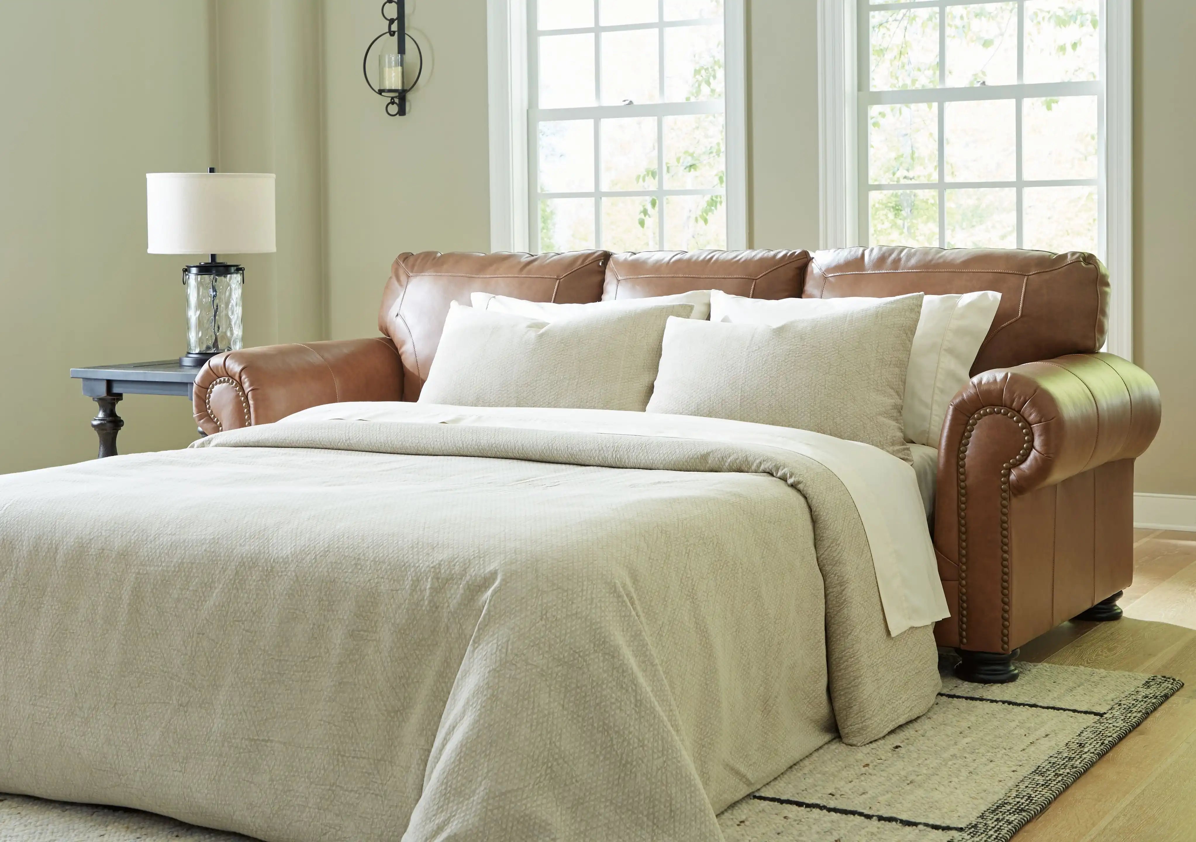 Carianna - Queen Sofa Sleeper - Caramel - Best Buy Furniture