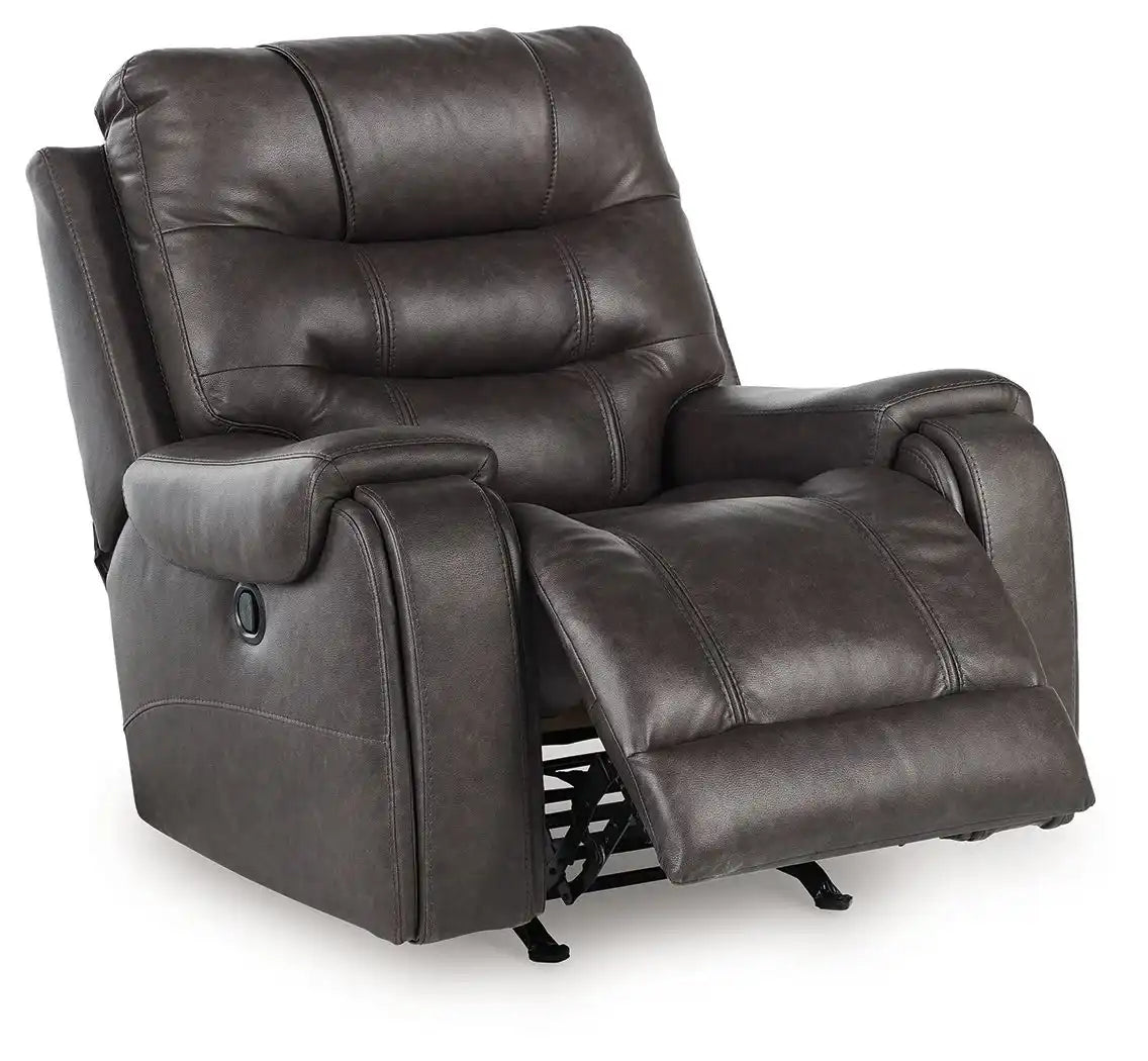 Femley - Rocker Recliner - Smoke - Best Buy Furniture