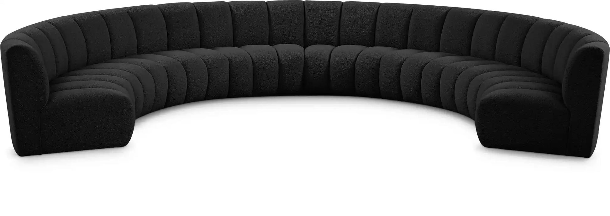 Infinity - 8 Piece Boucle Modular Sectional - Best Buy Furniture