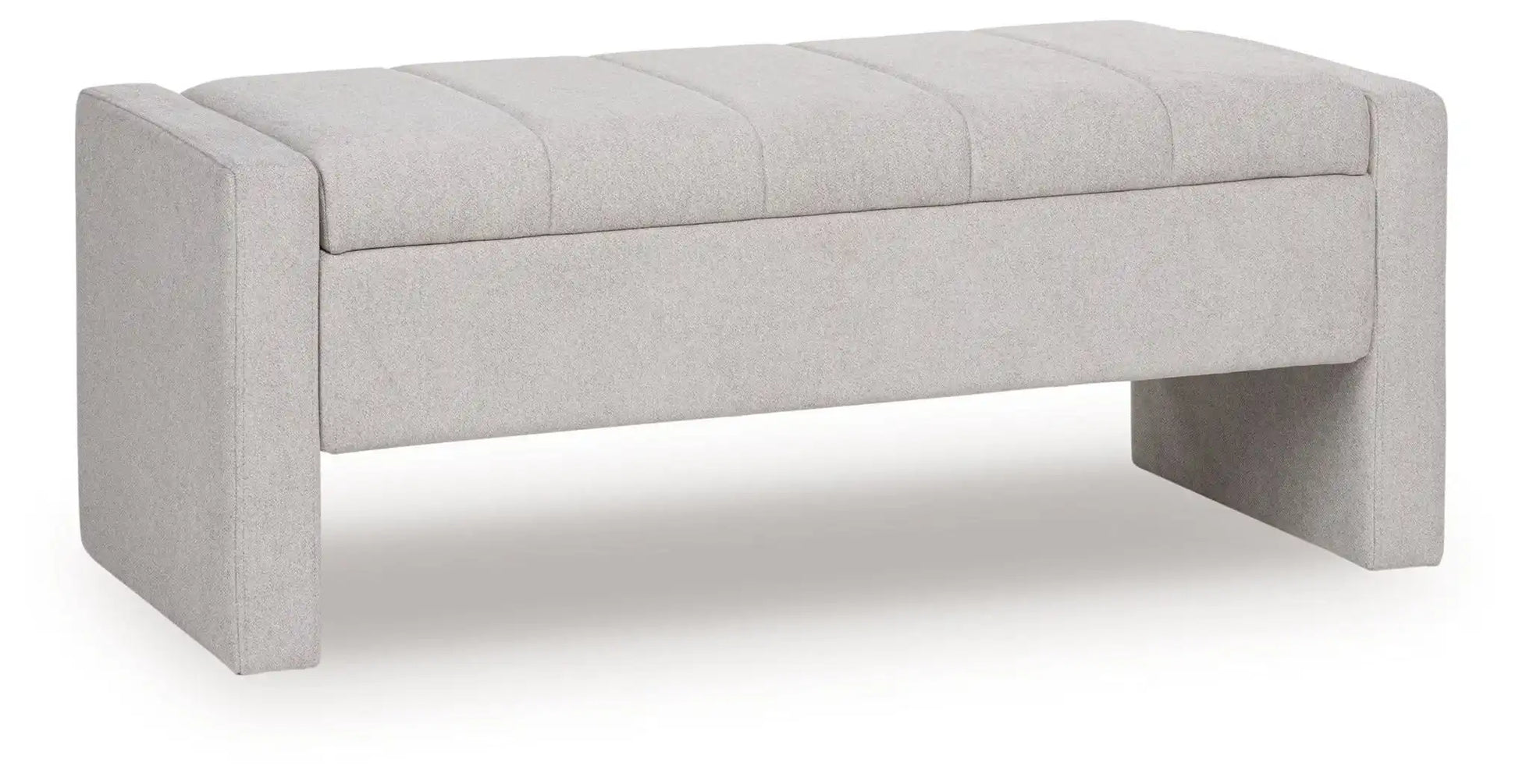 Akselman - Storage Bench - Gray - Best Buy Furniture