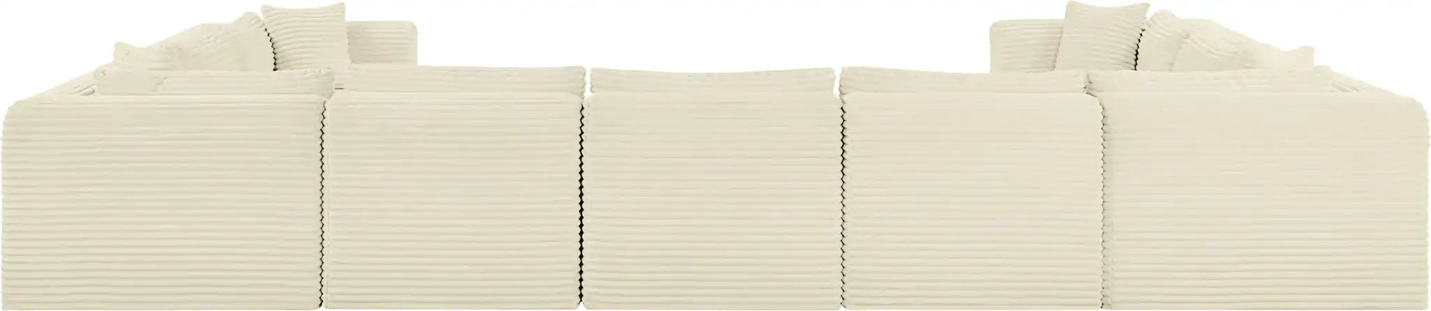Shaggy - 9 Piece Modular U-Shaped Sectional