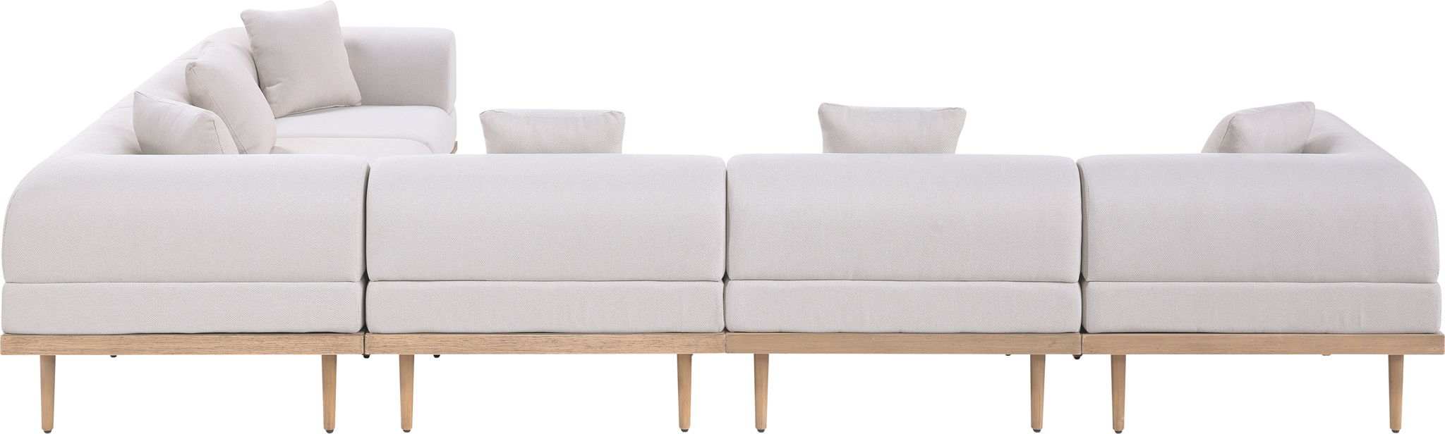 Laguna - 6 Piece 142" Outdoor Patio Modular Sectional