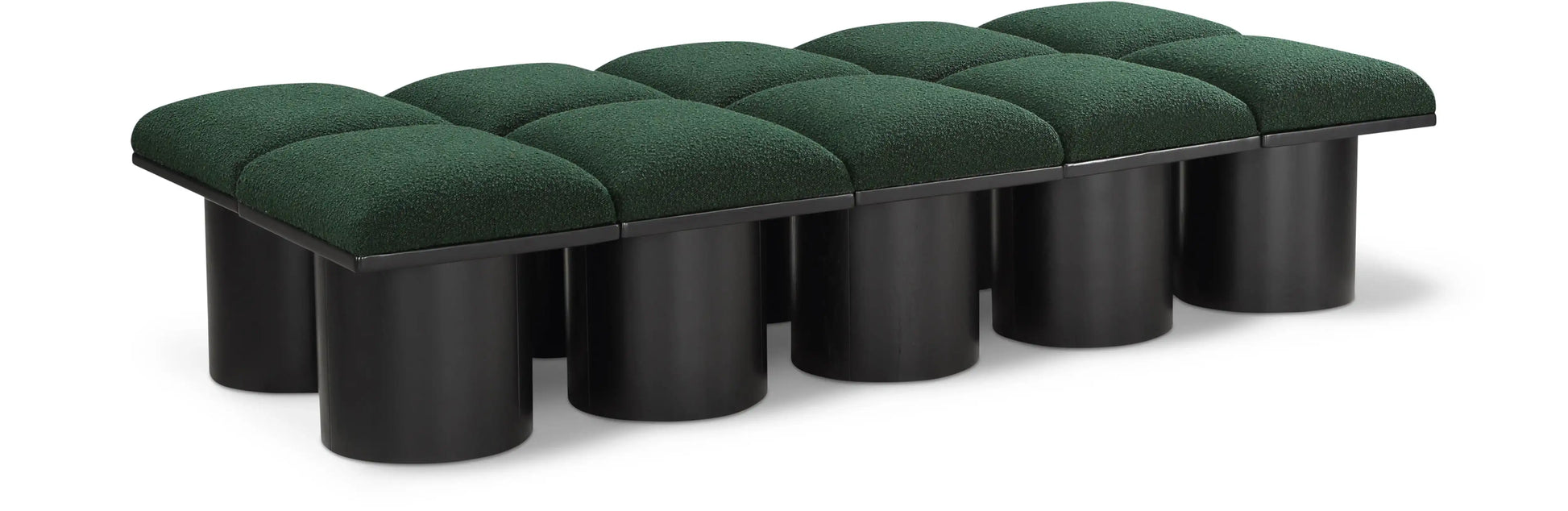 Pavilion - 10 Piece Modular Bench With Black Base - Best Buy Furniture