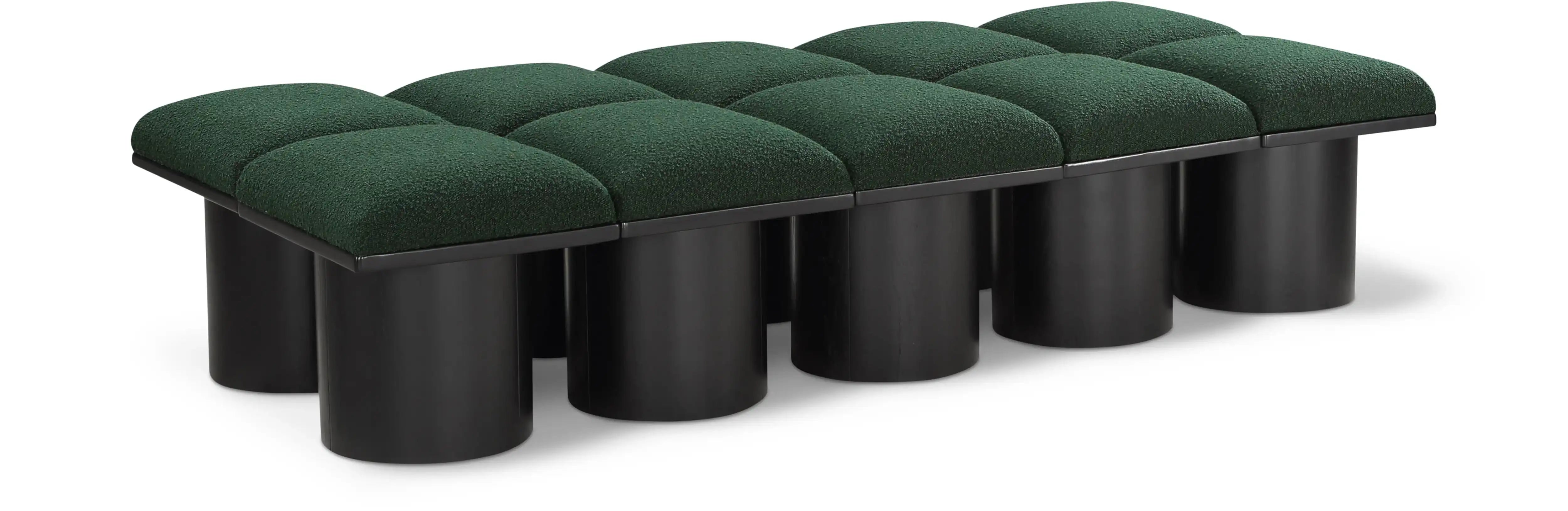 Pavilion - 10 Piece Modular Bench With Black Base - Best Buy Furniture