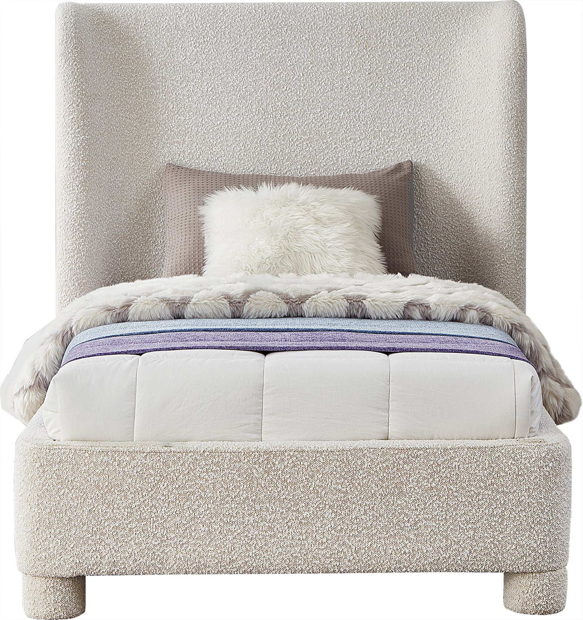 Penny - Boucle Fabric Bed