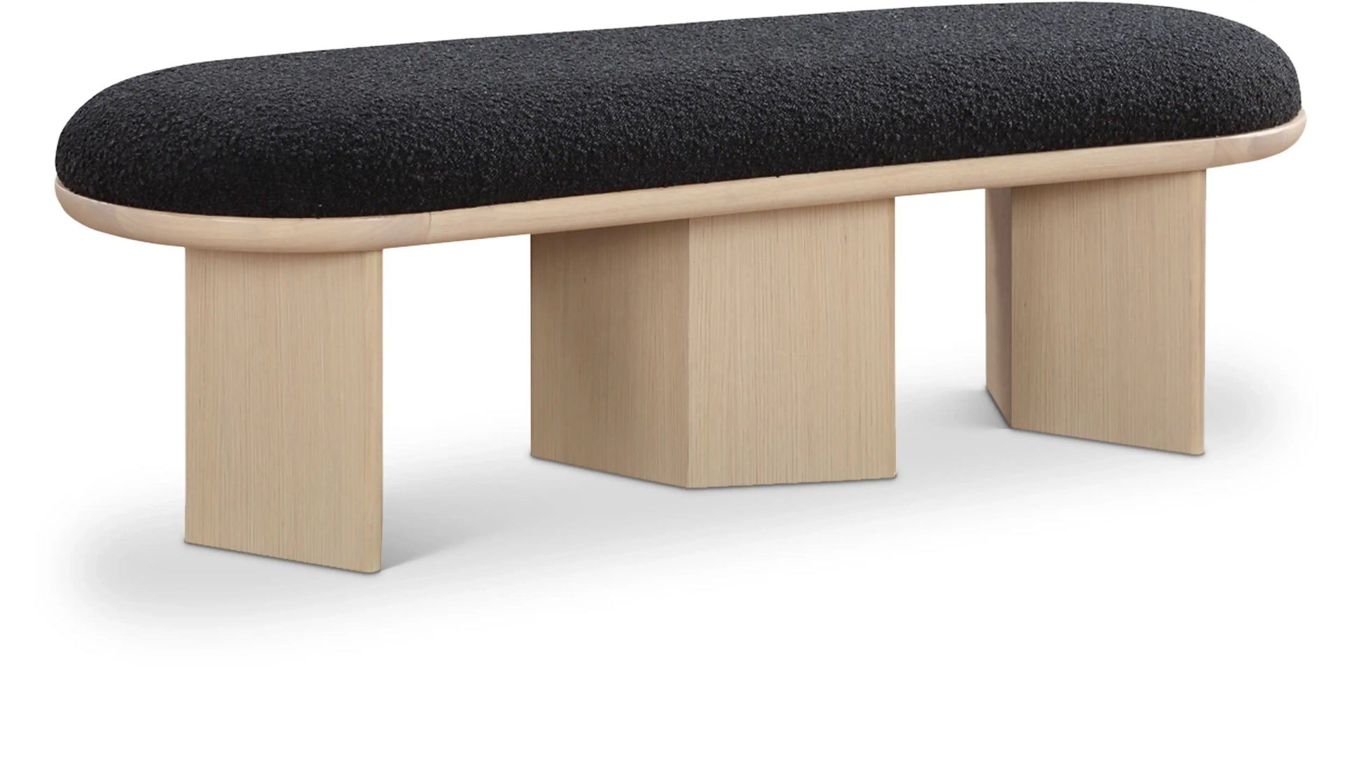 Wilshire - Bench With Natural Base - Best Buy Furniture