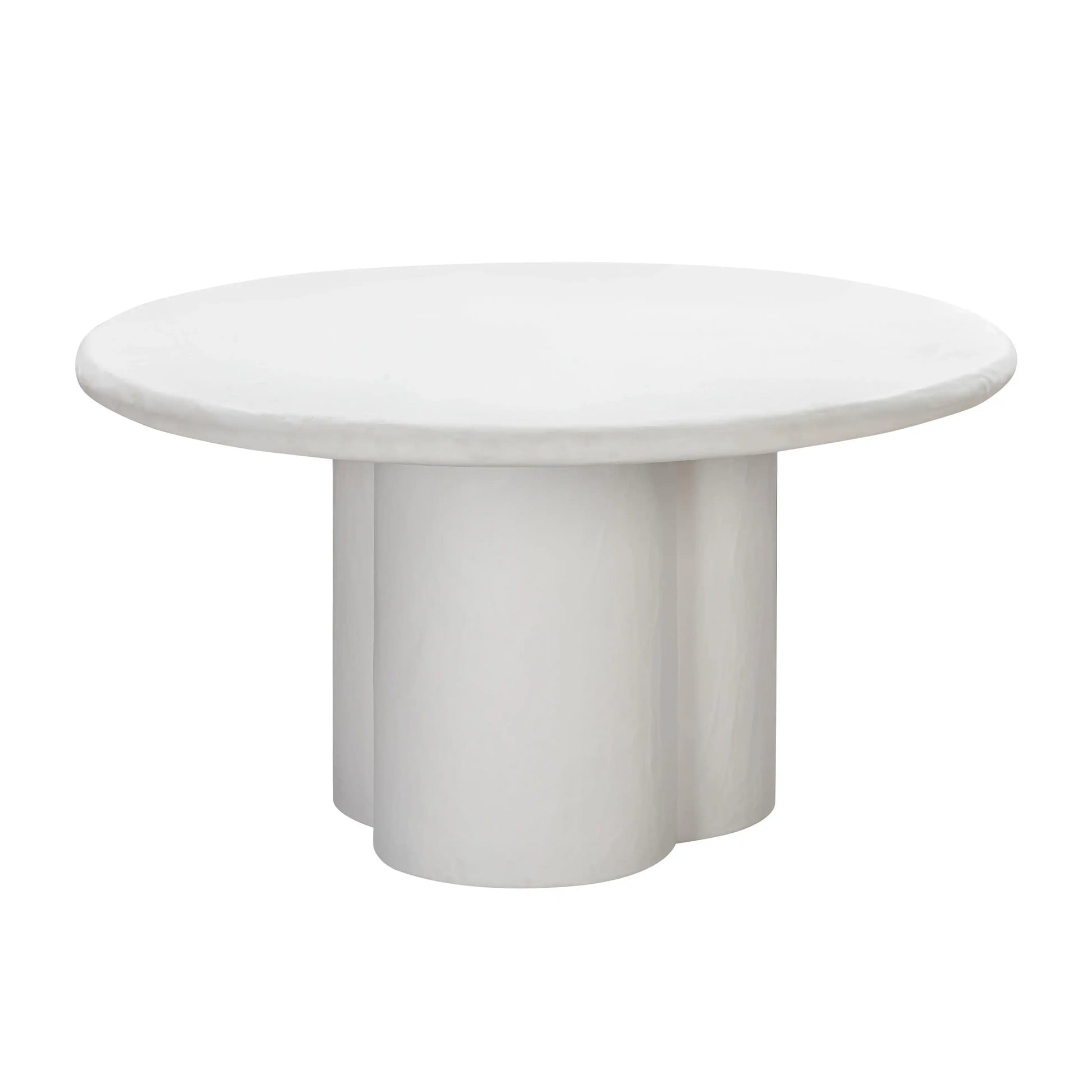 Elika - Faux Plaster Round Dining Table - Best Buy Furniture