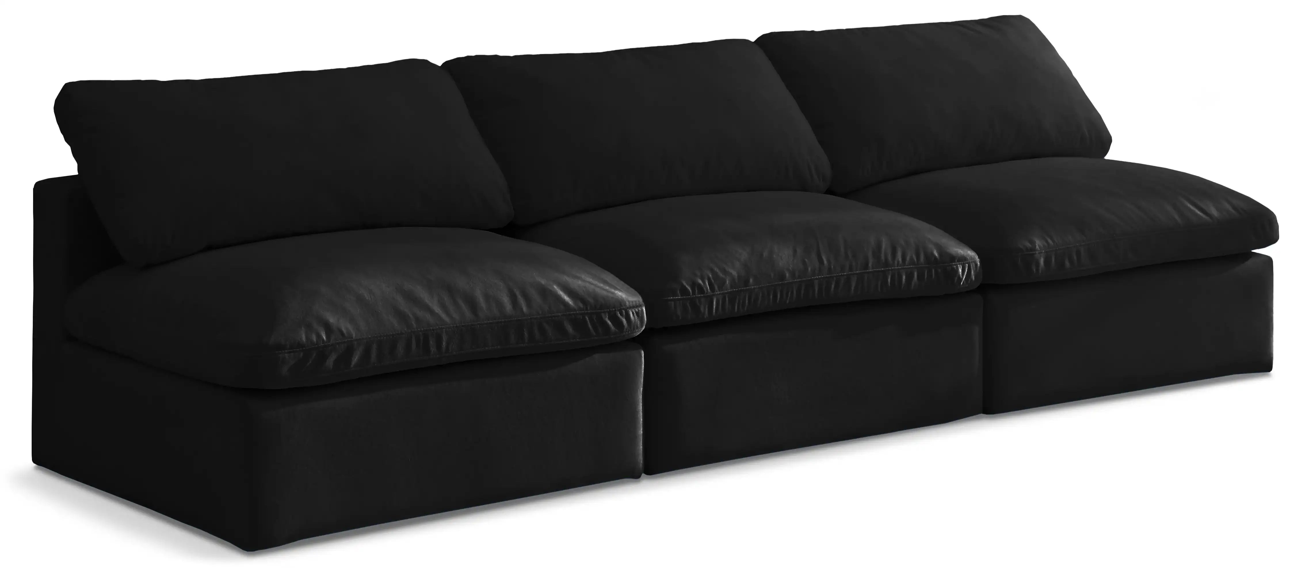 Plush - Modular Armless 3 Seat Sofa - Best Buy Furniture