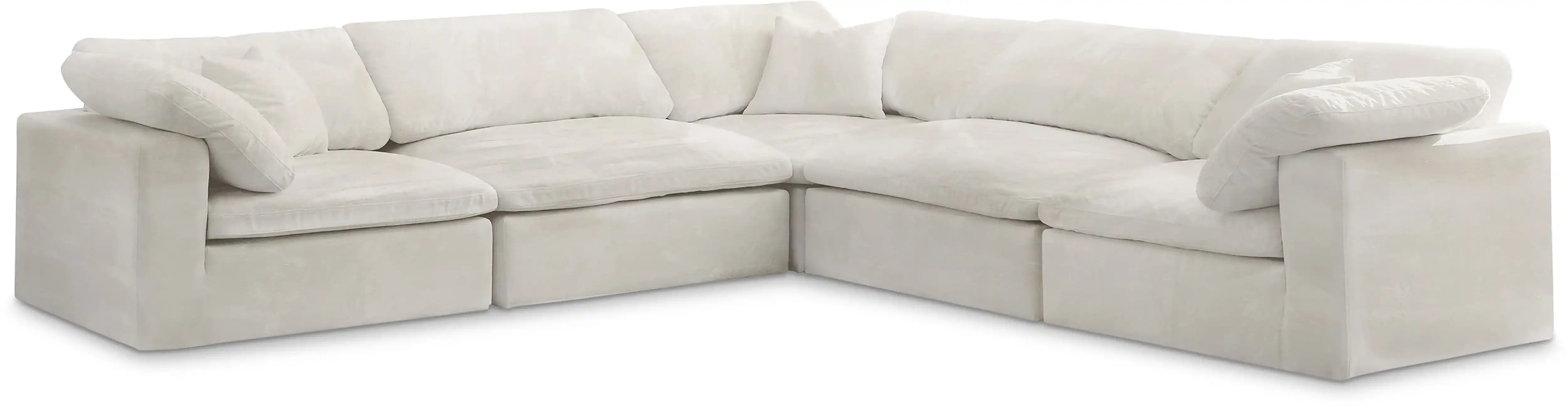 Cozy - 5 Piece Modular Corner Sectional - Best Buy Furniture