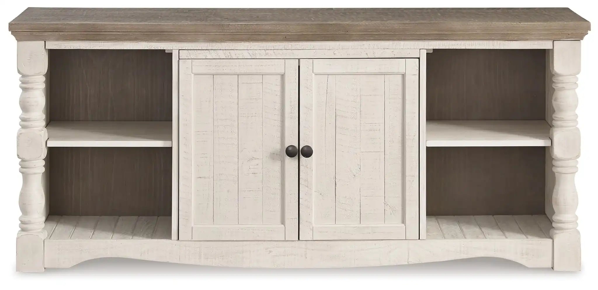 Havalance - Extra Large TV Stand - 2 Doors - Brown / Beige