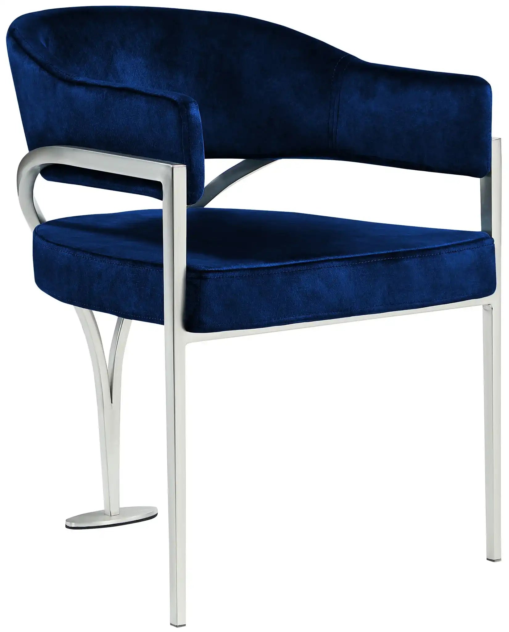 Madelyn - Dining Chair (Set of 2) - Brushed Chrome - Best Buy Furniture