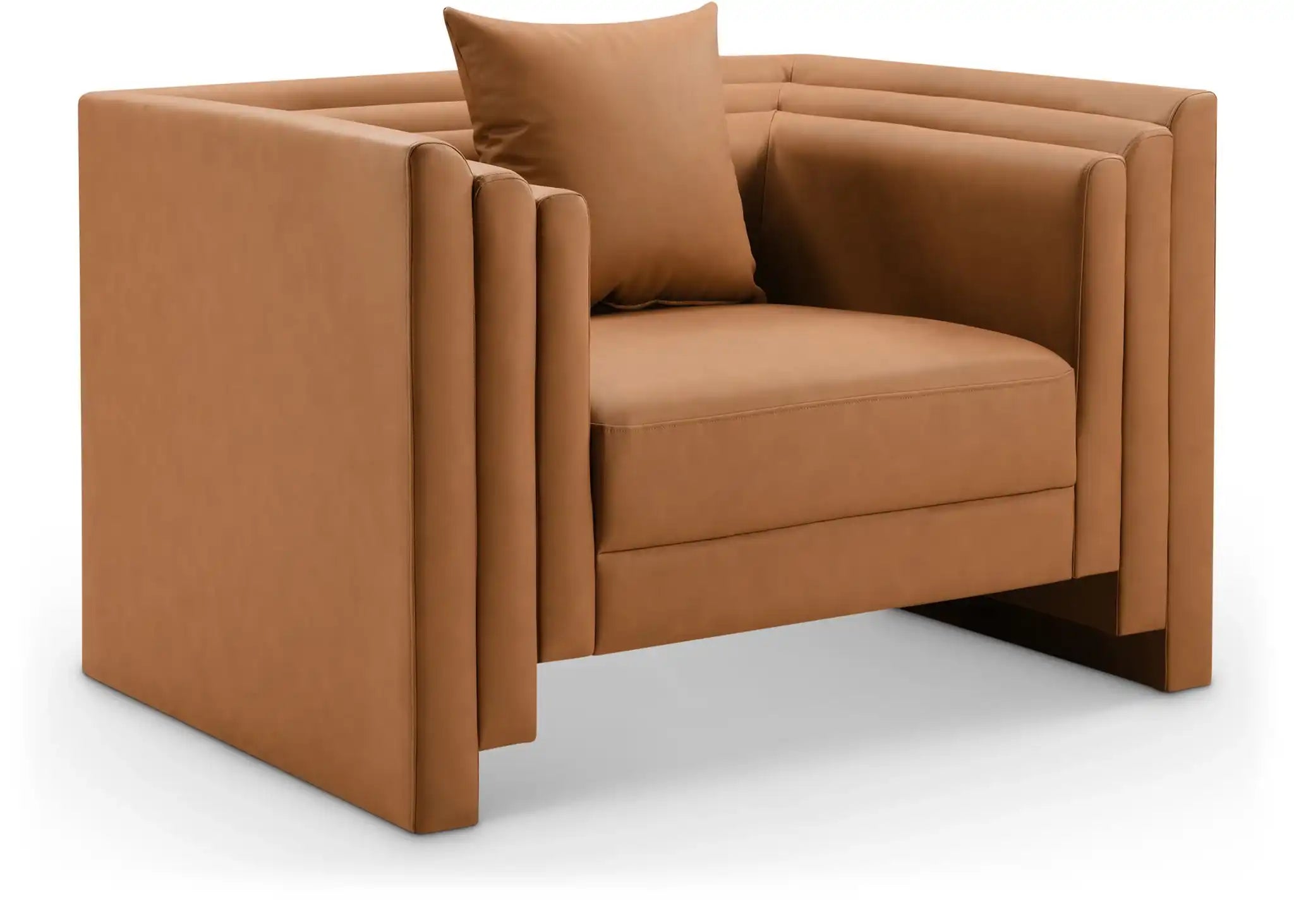 Everett - Vegan Leather Upholstered Chair - Best Buy Furniture